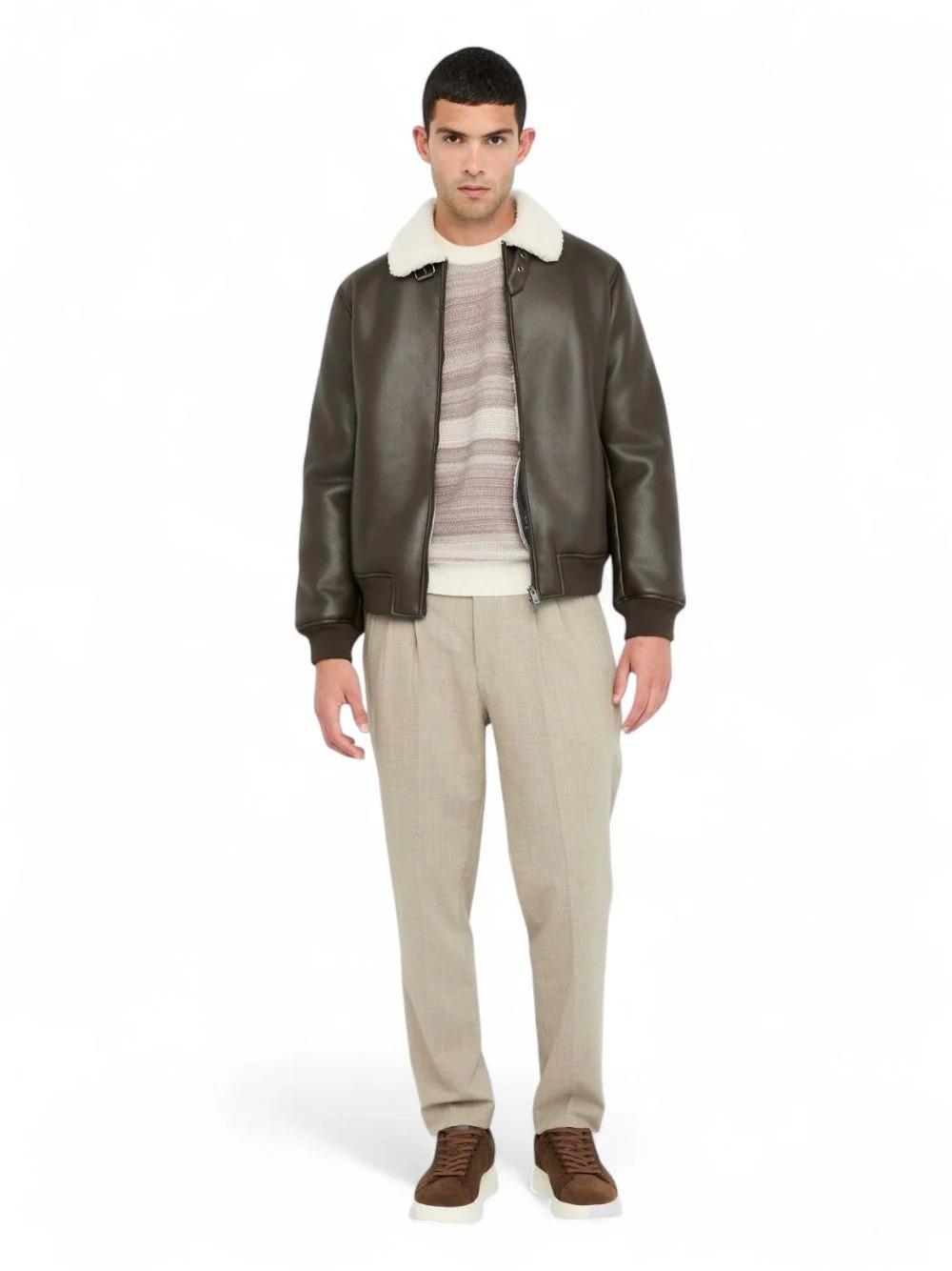 Liu Jo Giubbotto uomo - cioccolato QF5128E1091 90840 LIU-JO 