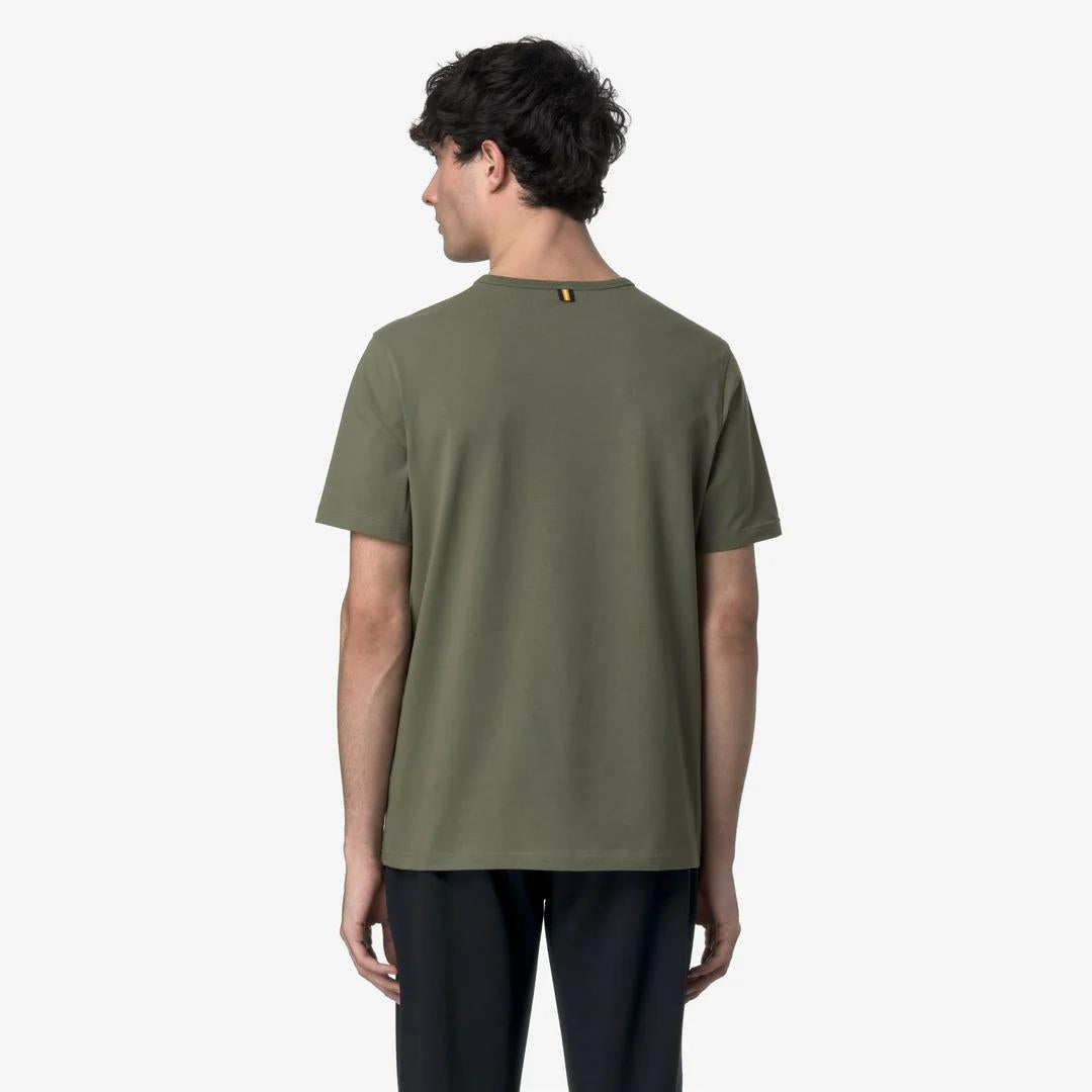 ADAME LIGHT STRETCH JERSEY<BR/>GREEN LICHEN K71349W V15 K-WAY 