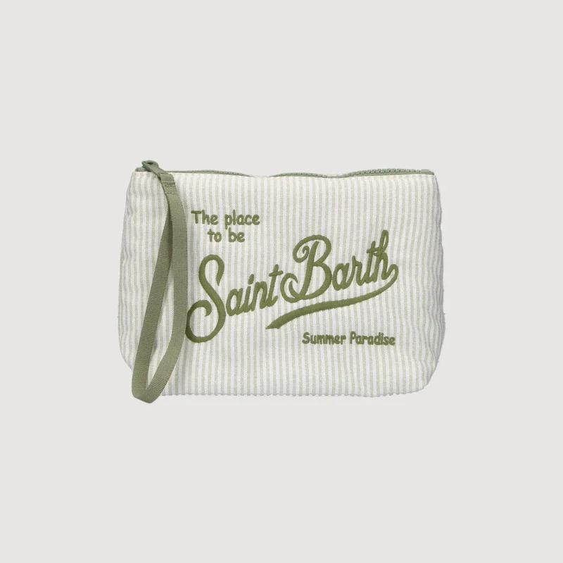 Mc2 Saint Barth pochette Aline oxford verde ALI004600565L ALI0046 00565L MC2 SAINT BARTH 