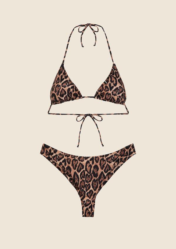 Bikini Donna F**K Triangolo con Slip Americano Fisso Fantasia 2100-X26