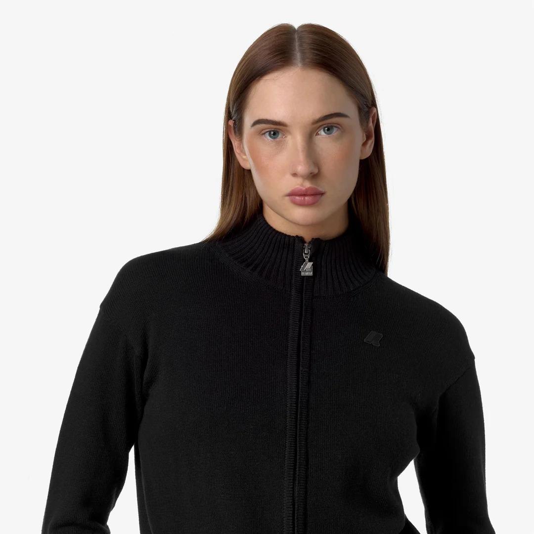 BETINNE COTTON CASHMERE<BR/>BLACK PURE MELANGE K81343W KA6 K-WAY 