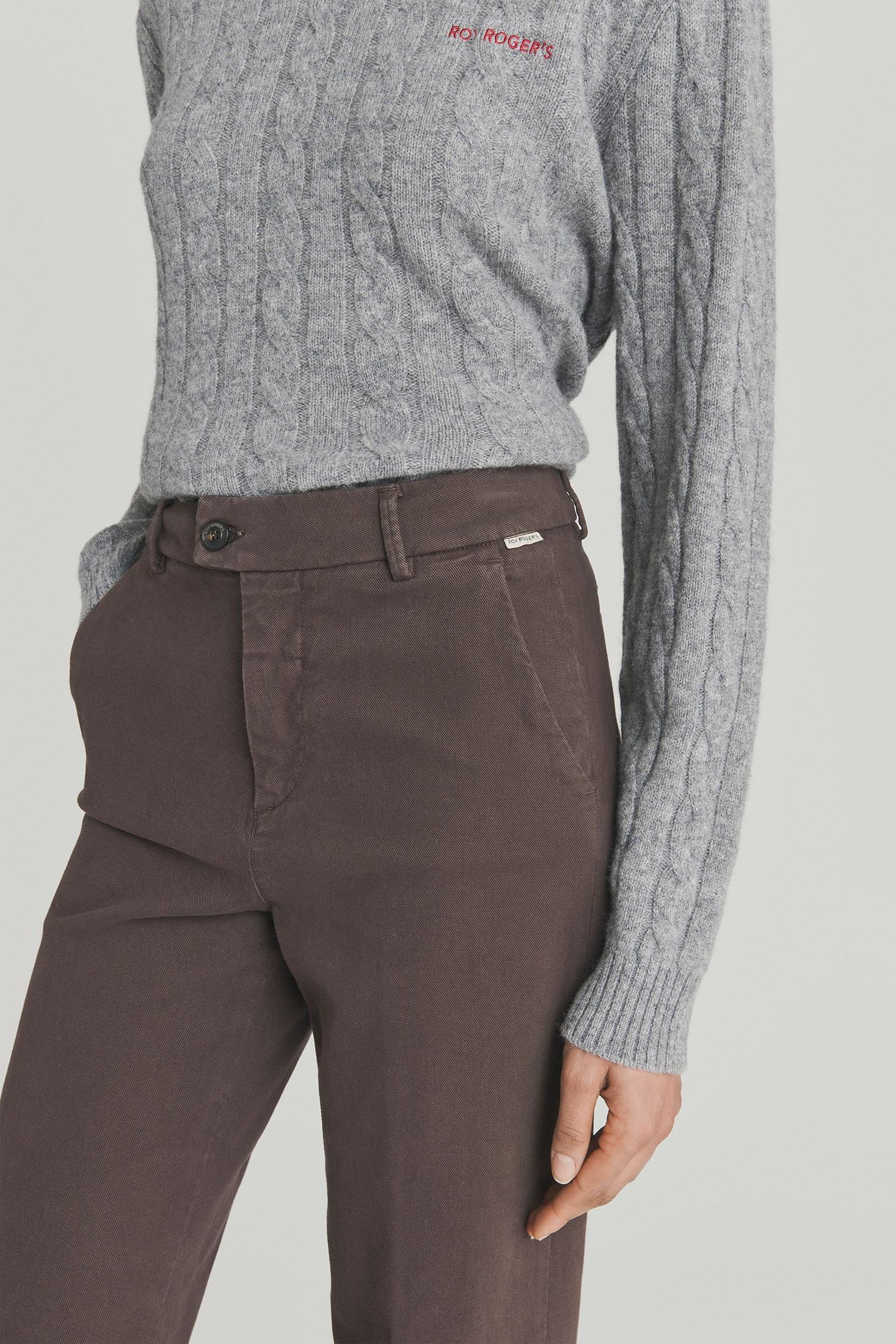 PANTALONE LAIS IN BULL BROWN RND041P4030112 C0241 ROY ROGER'S 