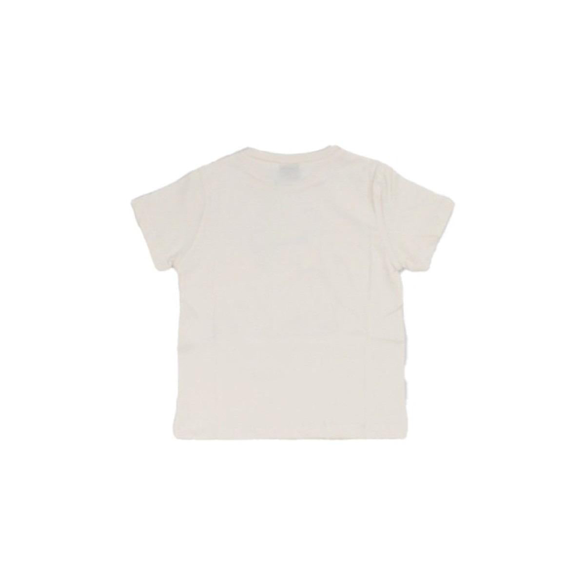 T-shirt bambina in jersey disclaimer LATTE 25IDK58748 LATTE DISCLAIMER 