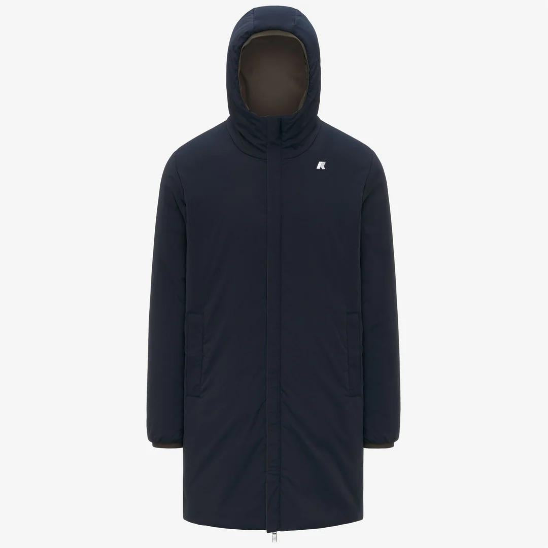 JACOB ST WARM REVERSIBLE<BR/>BLACK OLIVE-BLUE DEPTH K6128WW B3A K-WAY 
