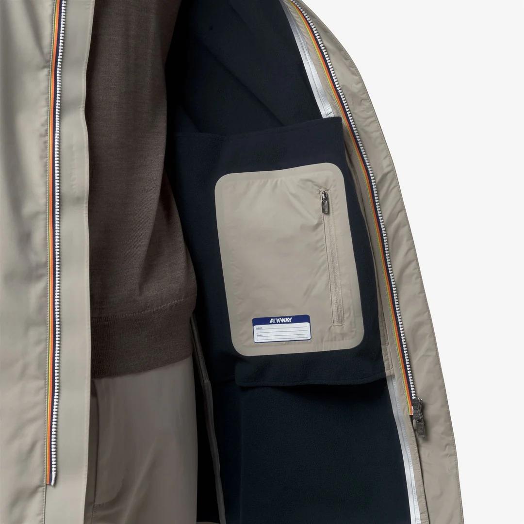 THOMAS BONDED<BR/>BEIGE CASHMERE-BLUE DEPTH K7126WW B2A K-WAY 