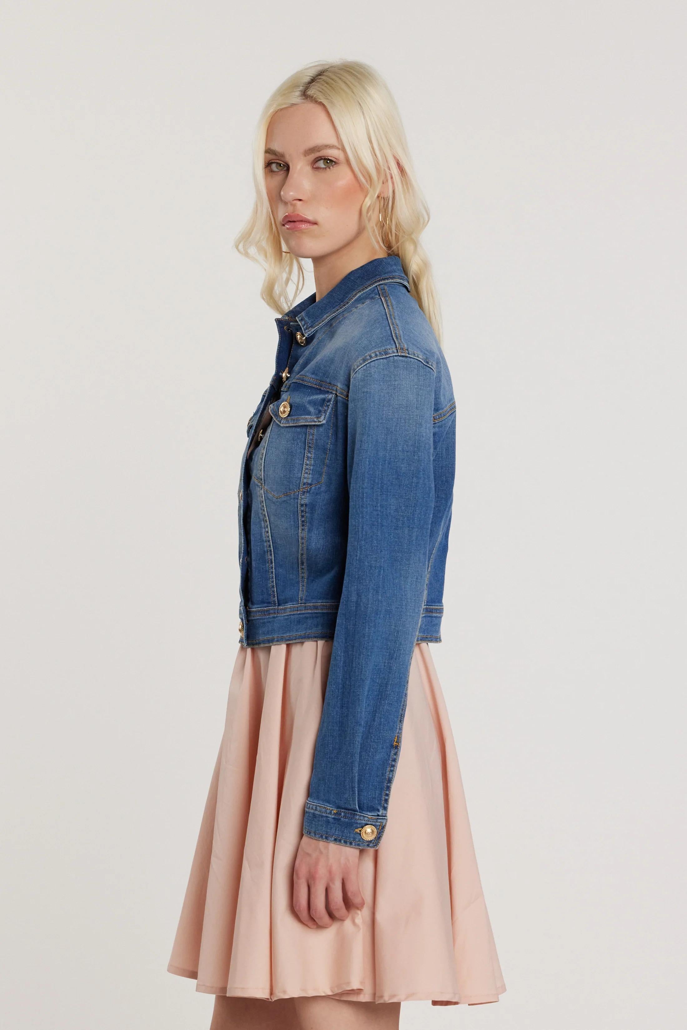 RELISH Giubbino DENNISE maniche lunghe con tasche più patte denim RDP2605016018 1799 RELISH 