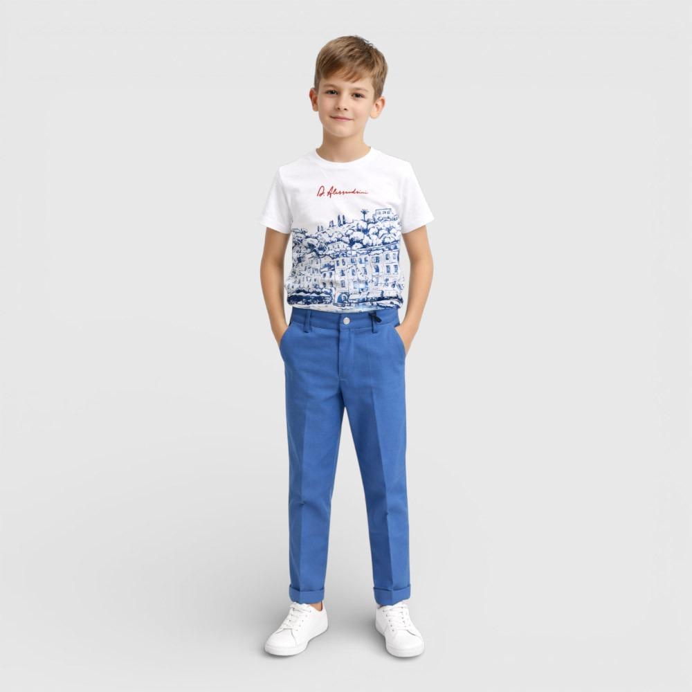 T-shirt Daniele Alessandrini Kids Bianca 1236M00474 WHITE DANIELE ALESSANDRINI 