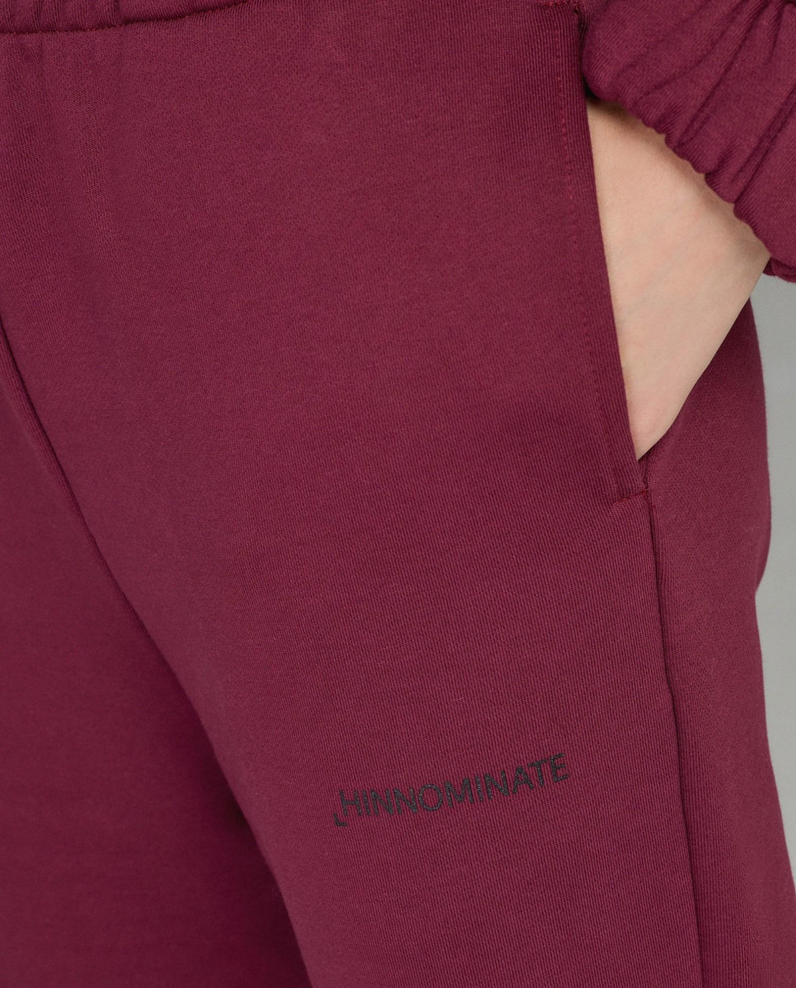 Pantalone In Felpa Over Con Elastico Al Fondo  Bordeaux HMABW01953-TMTF0012 RS02 HINNOMINATE 