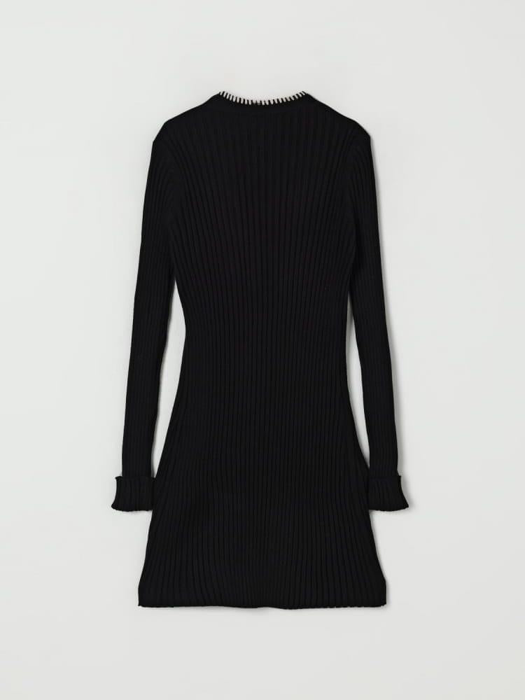 Twinset cardigan lungo junior in misto viscosa nero 252GJ3090 00006 TWINSET 