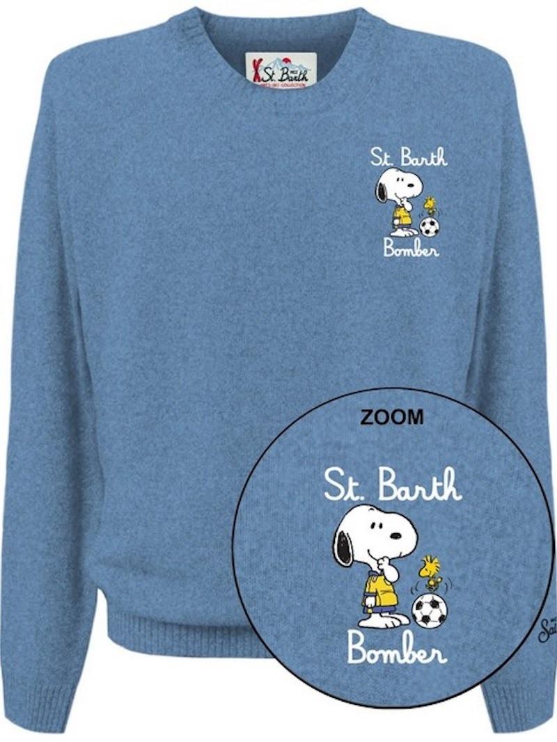 Mc2 Saint Barth MAGLIA HERON LIGHT SNOOPY FOOTBALL 33 HER0024 03101I MC2 SAINT BARTH 