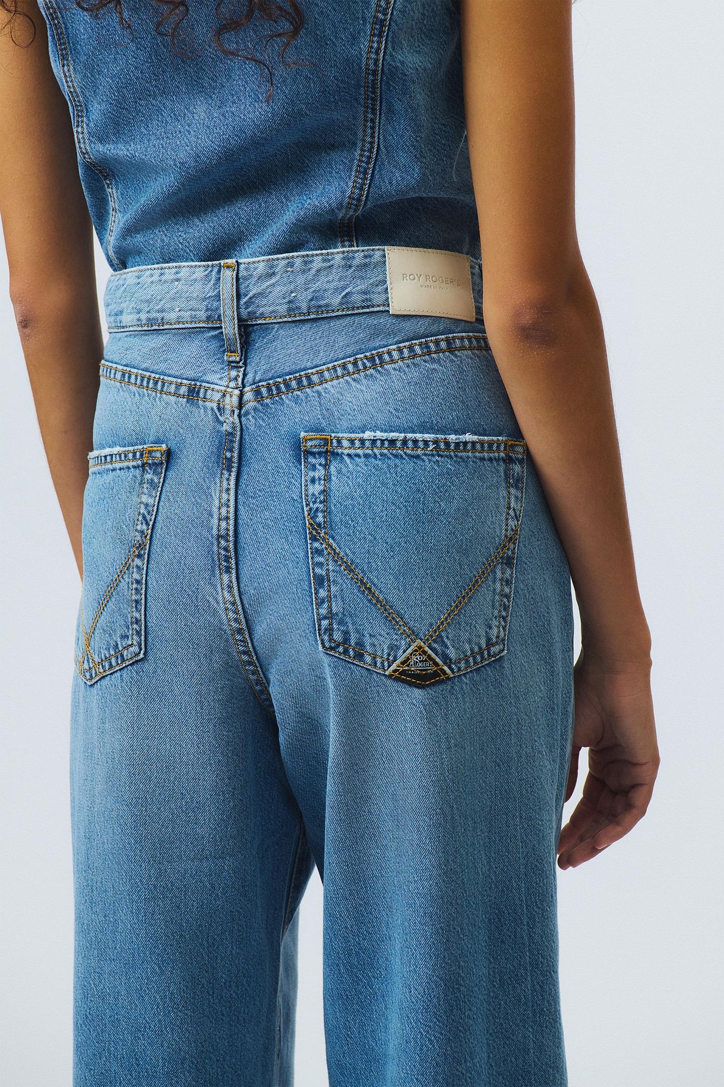 Jeans super wide denim tencel ocean RND354CR531987 C0999 ROY ROGER'S 