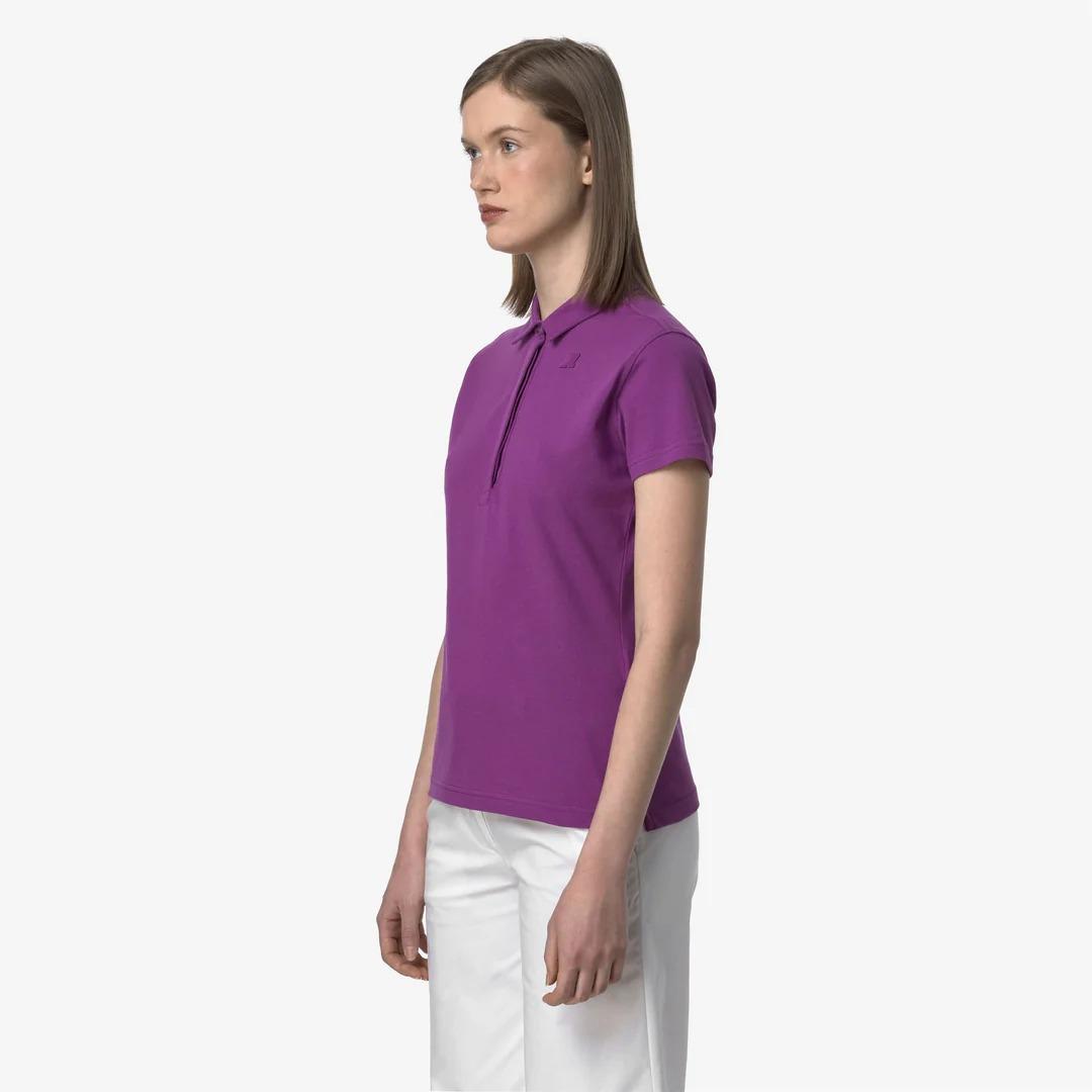 AMEDEA PIQUE SLIM<BR/>VIOLET K1127GW 521 K-WAY 
