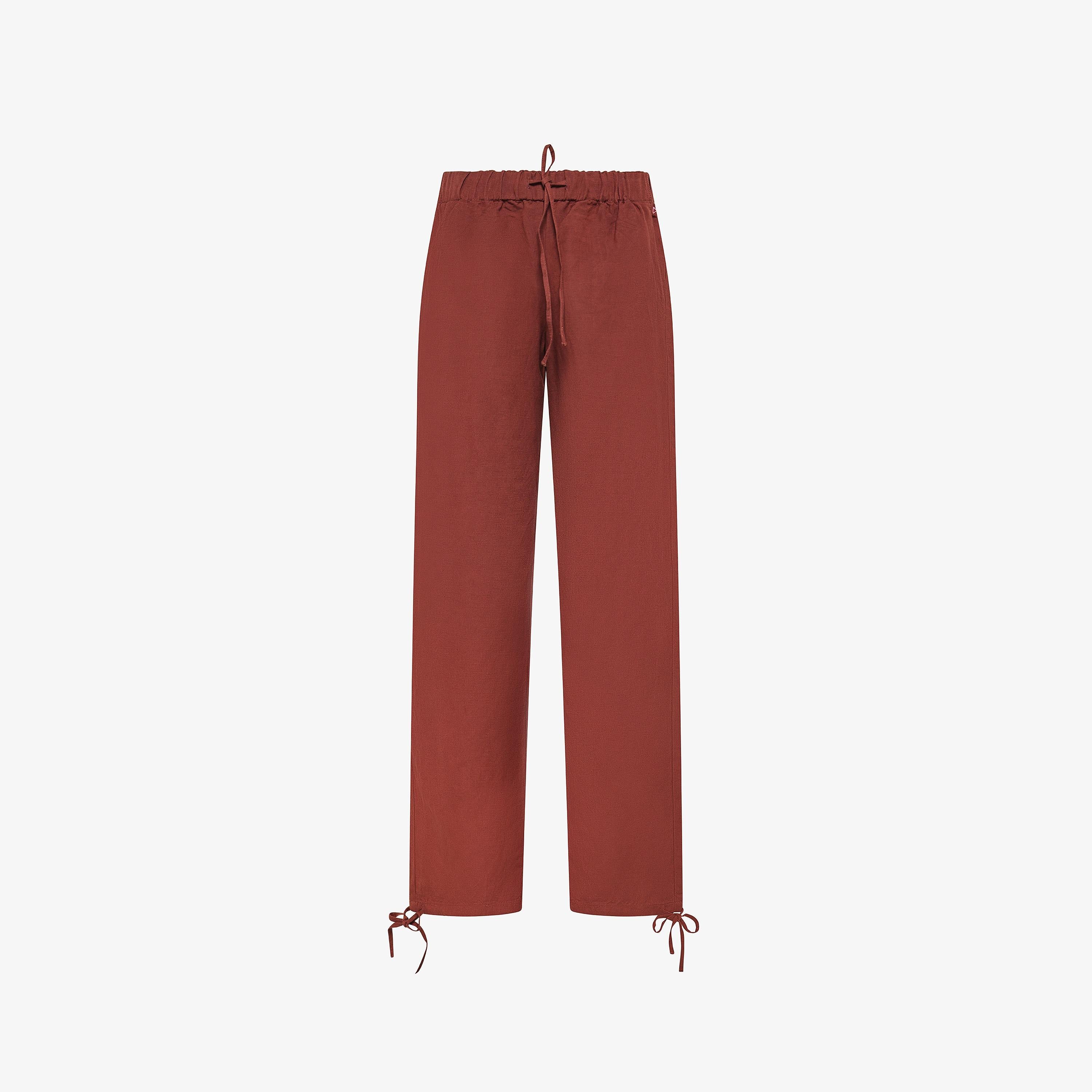 SUN68 Trousers linen beach Cacao S36242 71 SUN 68 