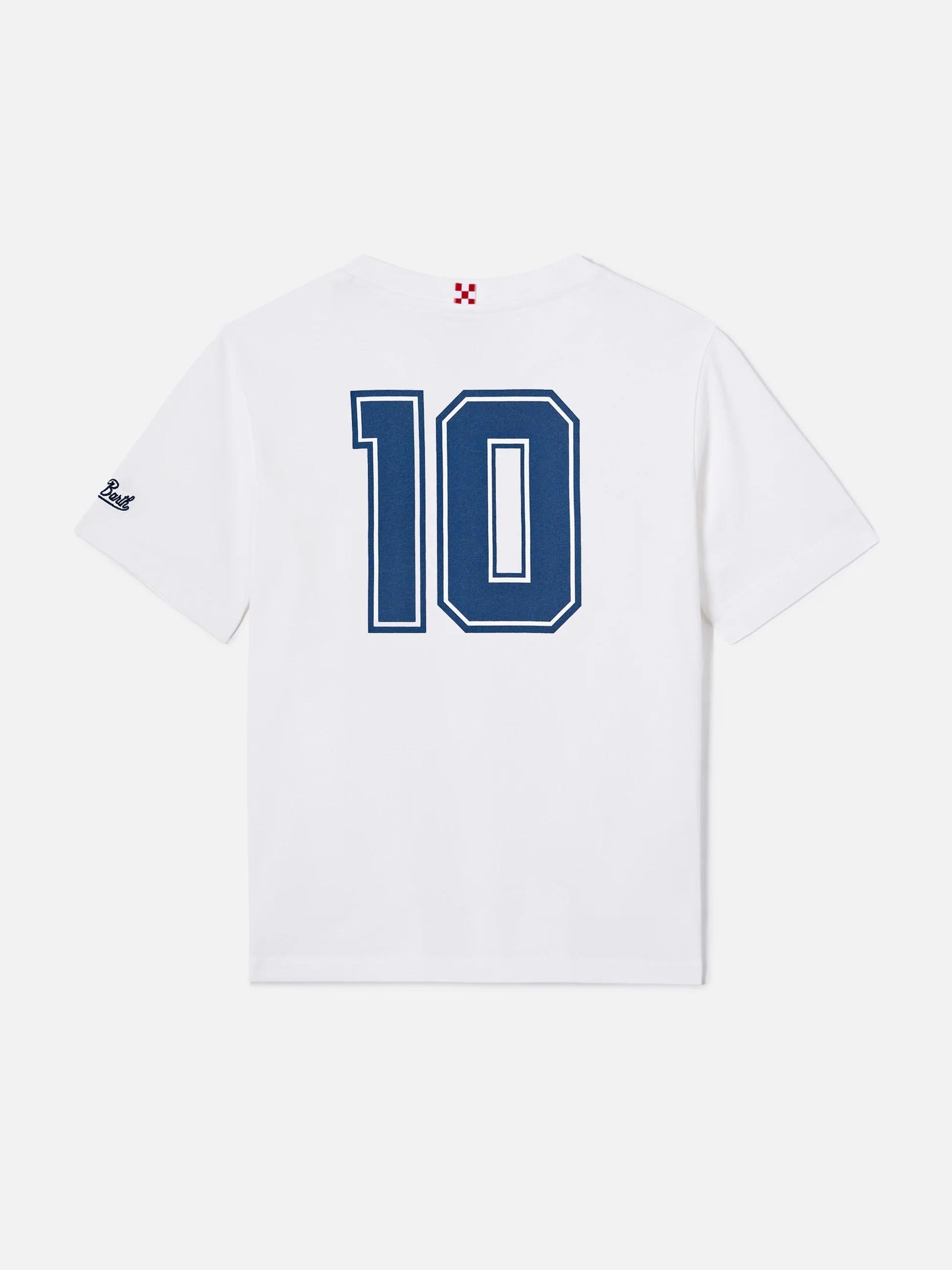 T-shirt Portland Jr con ricamo Bomber | Special Edition PRL0001 02650L MC2 SAINT BARTH 