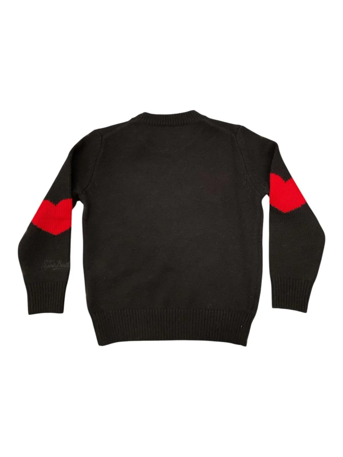 MC2 SAINT BARTH Maglione Bambine e ragazze PRINCESS P 02266I CUORE SPEZZATO 00 EMB PRC0005 02266I MC2 SAINT BARTH 