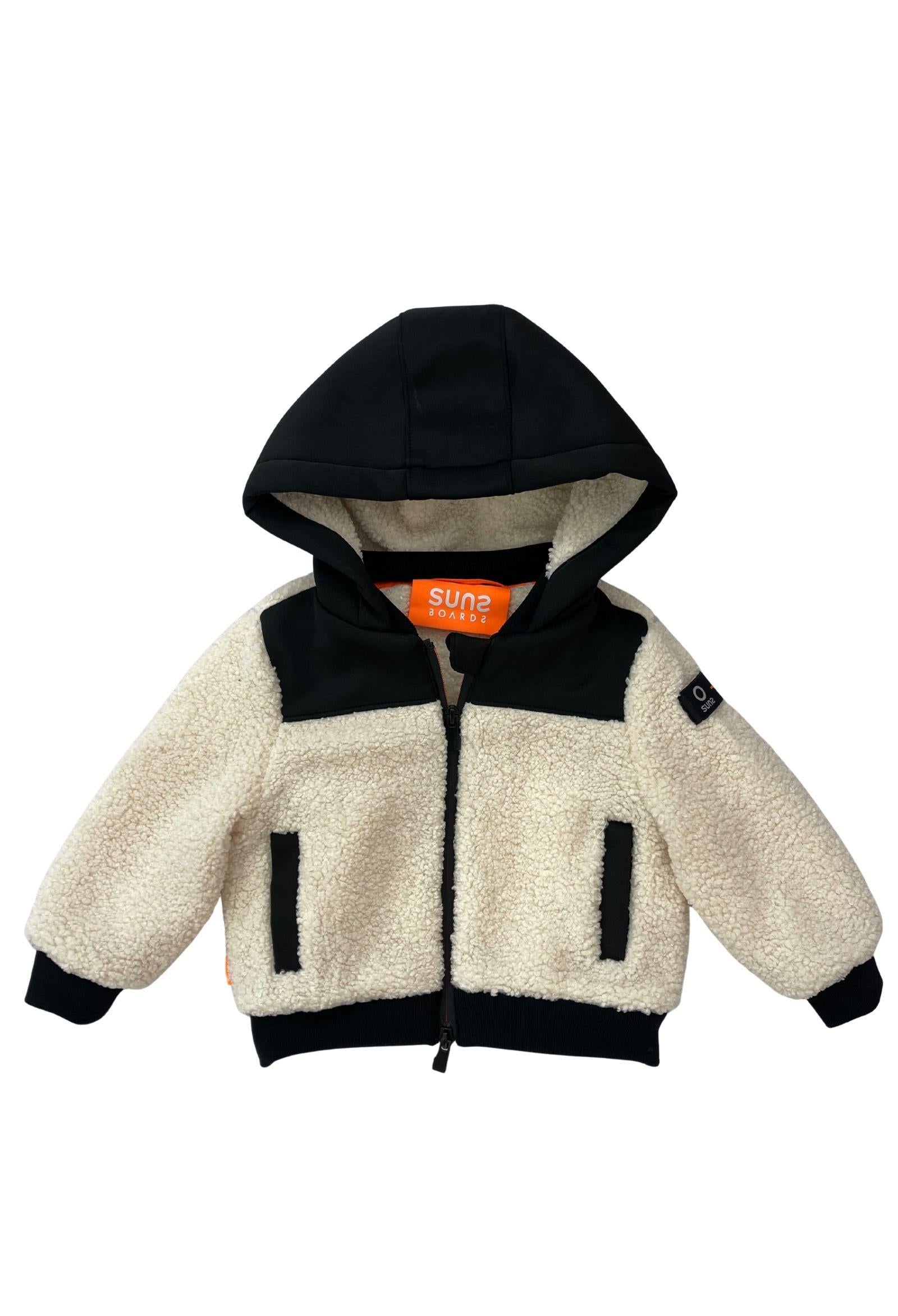 Suns giacca in pelliccia off white GBS6306U* OFF WHITE SUNS 