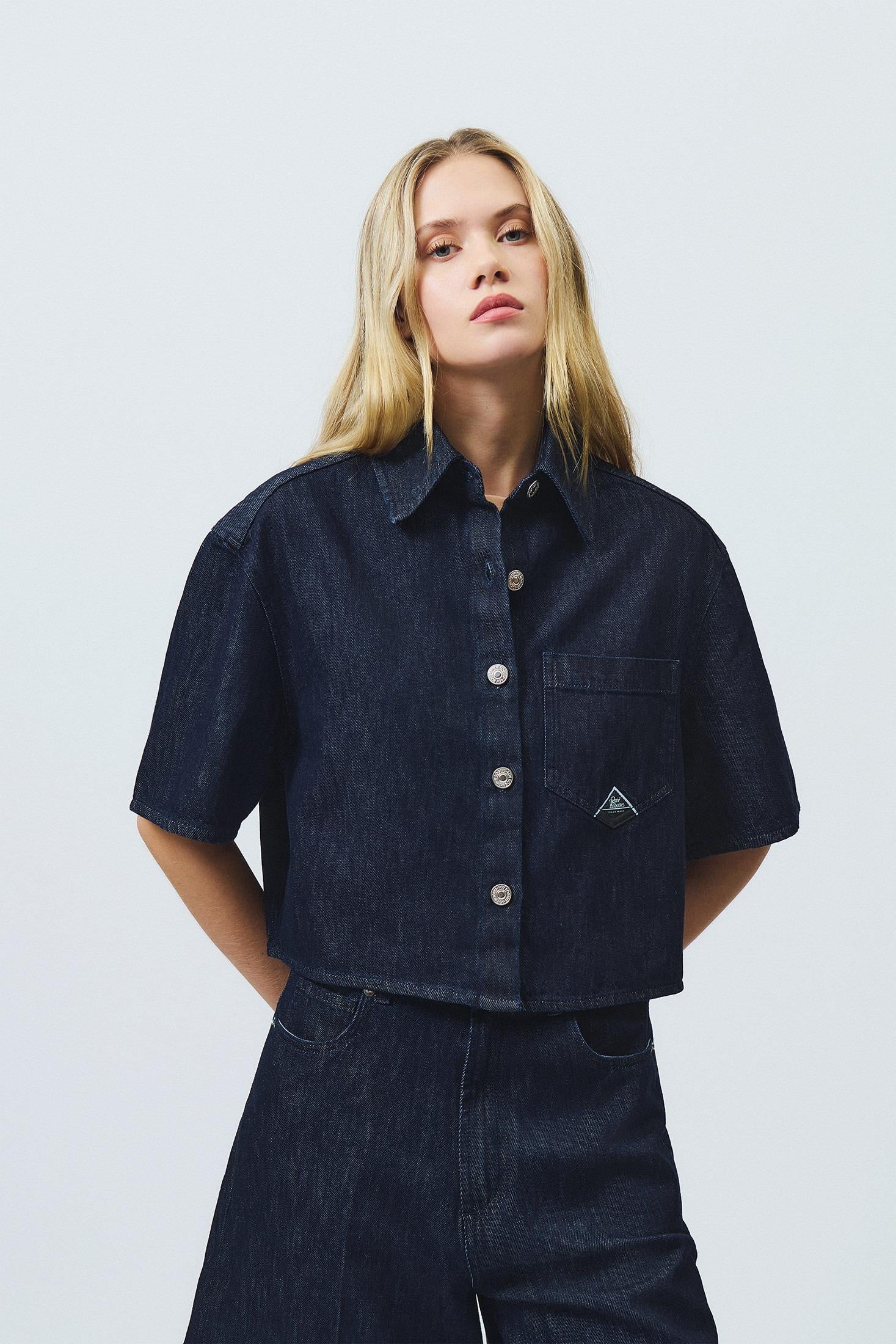 Camicia Roy Roger's denim light rinse RND90141D6850021 C0999 ROY ROGER'S 