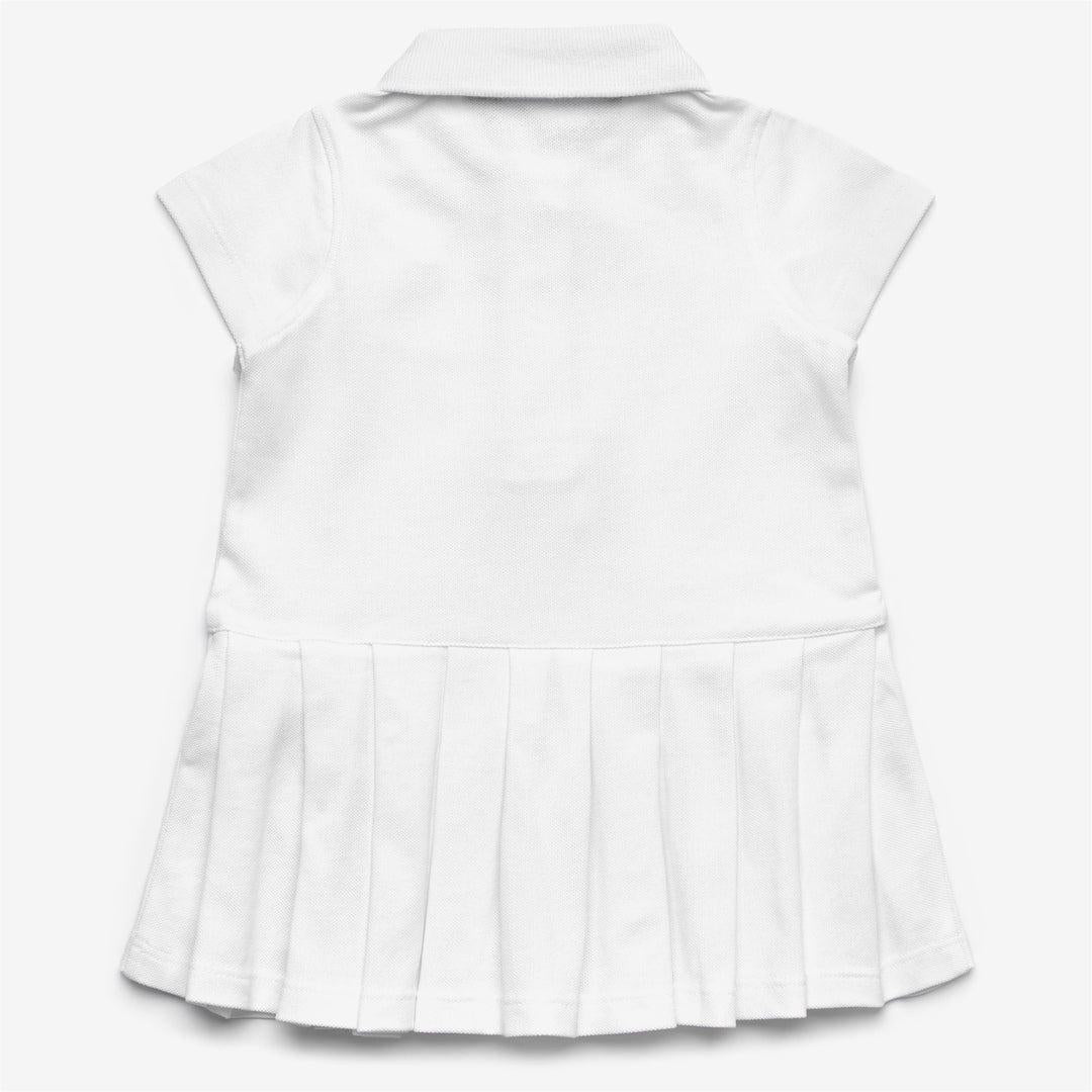 E. DOLLIE PIQUE<BR/>WHITE K8151TW 001 K-WAY 