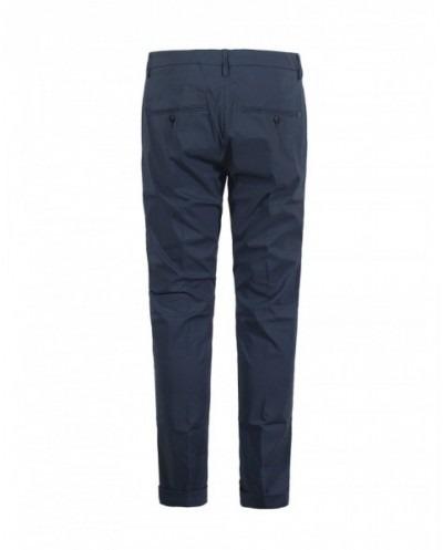 Pantaloni Gaubert slim in popeline cotone e nylon BLU UP235-PS0020U-002 894 DONDUP 