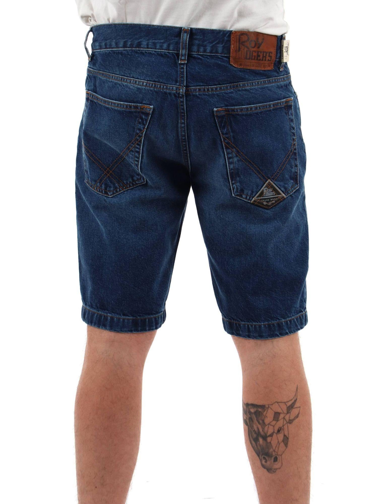 Bermuda Roy Roger's RRU085D7213112 da uomo denim. RRU085D7213112 C0999 ROY ROGER'S 