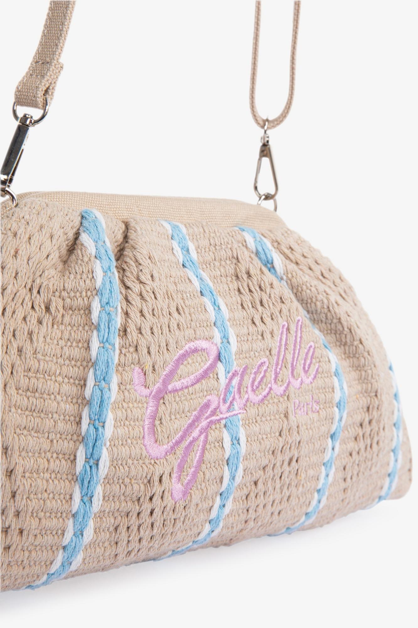 Maxi Pochette Ricamo Firma Rosa  Beige - Gaëlle Paris GAACW03189-BFL0001 BE00 GAELLE 