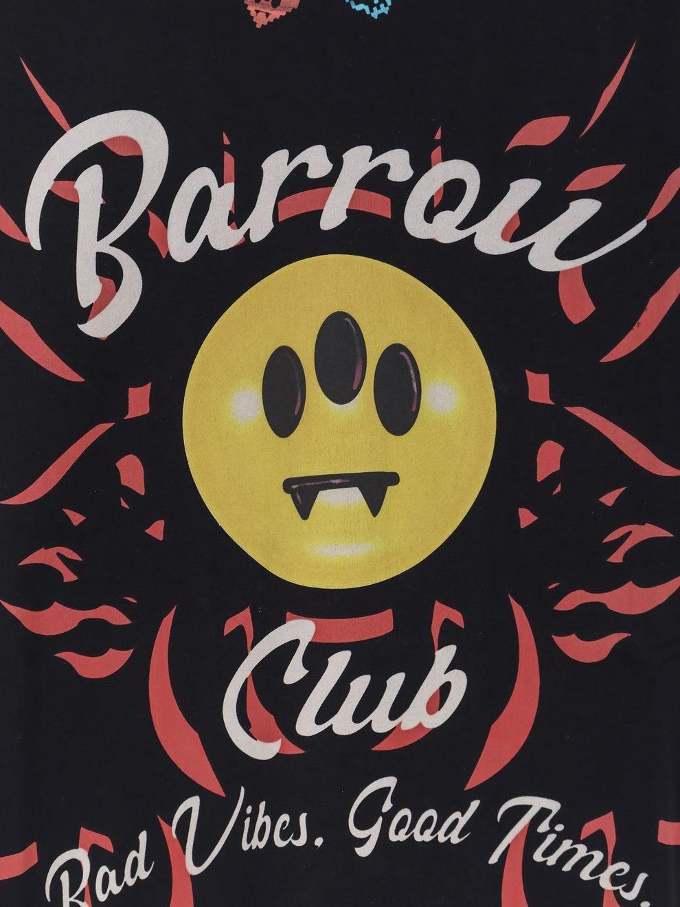 BARROW<BR/>JERSEY T-SHIRT UNISEX NERA S6BWUATH069 110 BARROW 