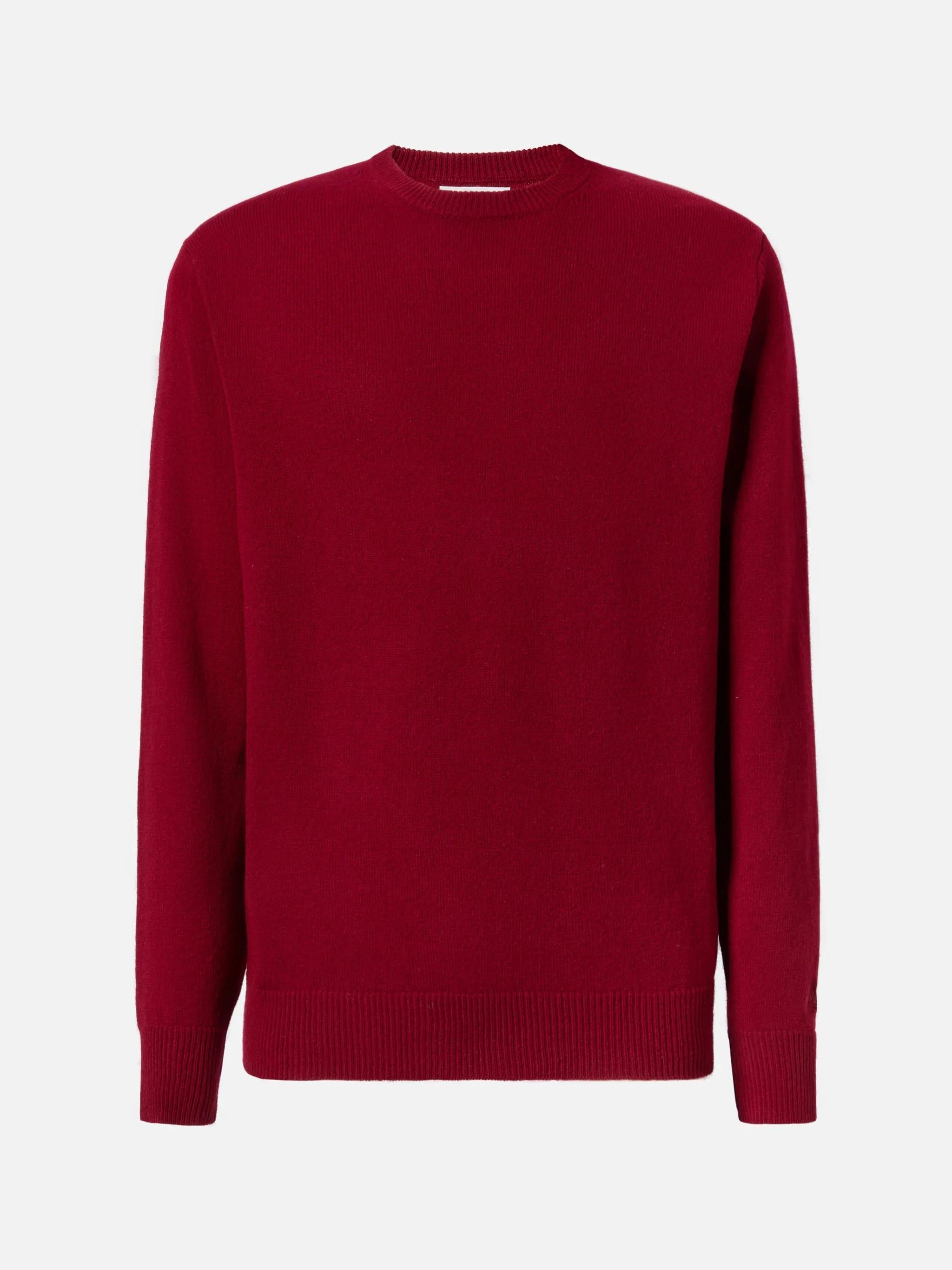 Maglione Regent in lambswool bordeaux REGE011 00043I MC2 SAINT BARTH 