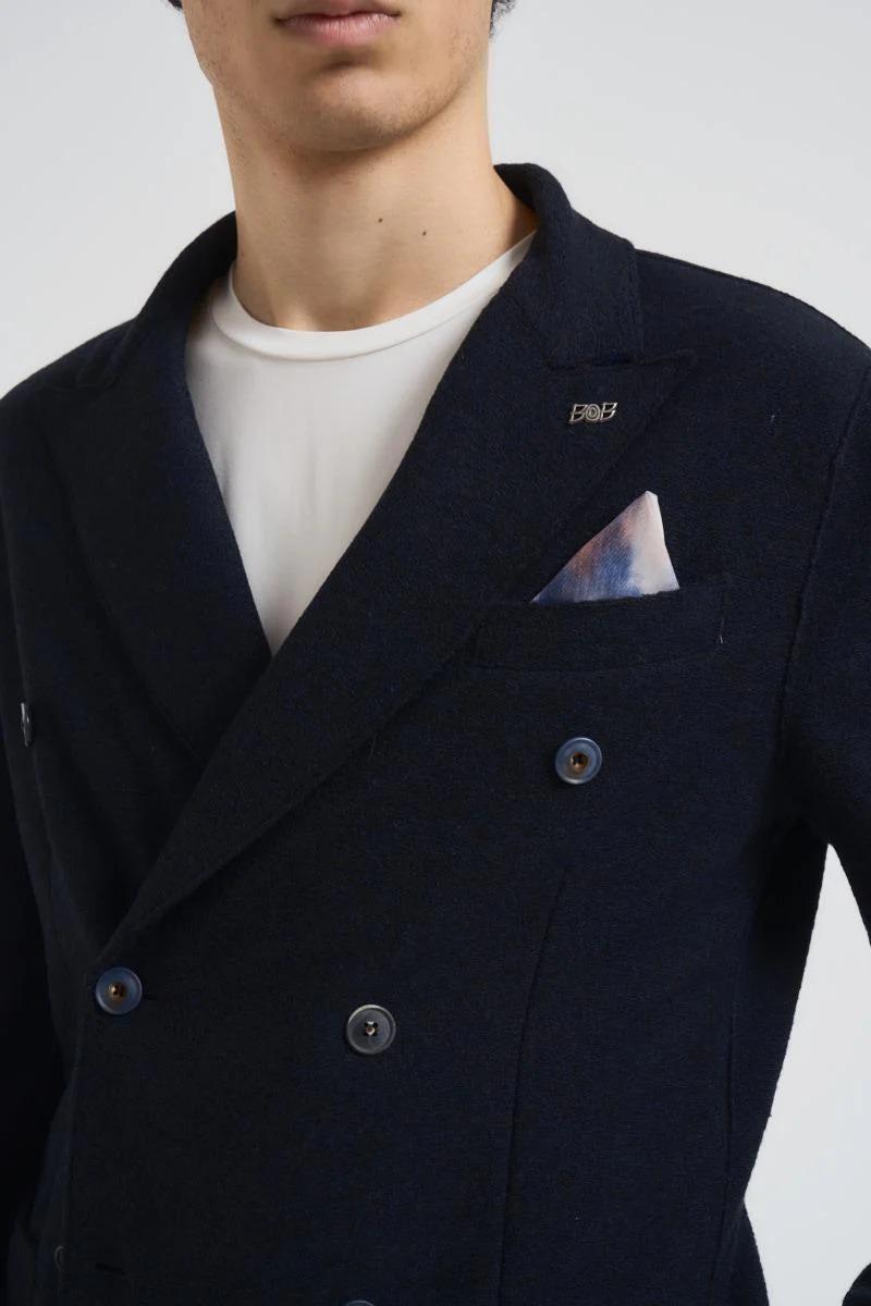 Bob giacca doppio petto BLU BING159 NOTTE BOB 