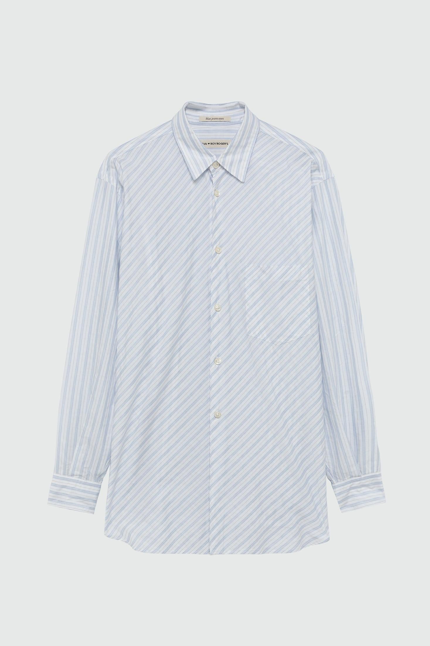 EVA X ROY ROGER'S -CAMICIA GARÇON A RIGHE RND90352T8180124 C0121 ROY ROGER'S 