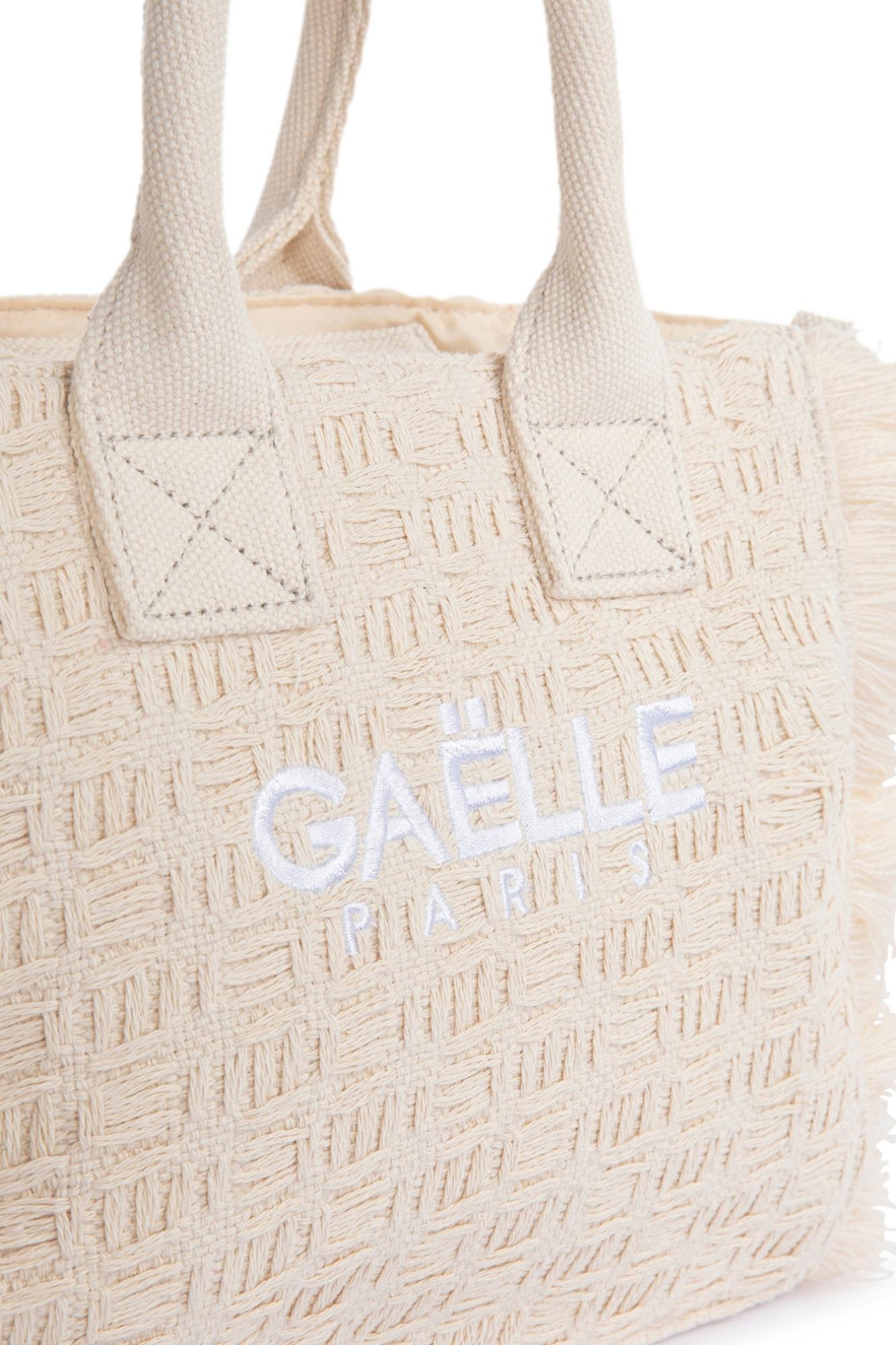 Regular Shopper Ricamo Logo  Beige - Gaëlle Paris GAACW03179-BFL0001 BE00 GAELLE 
