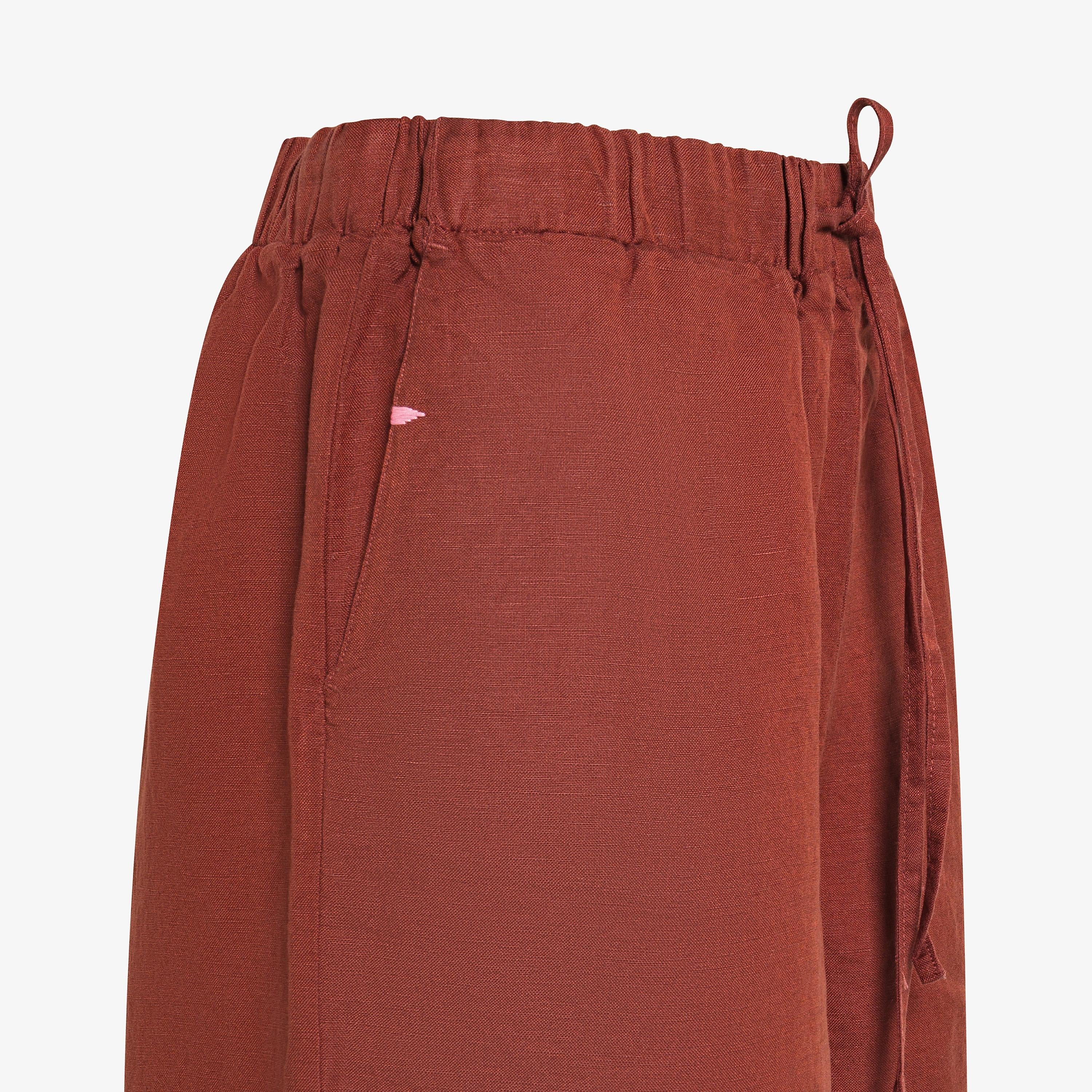 SUN68 Shorts linen beach Cacao S36241 71 SUN 68 