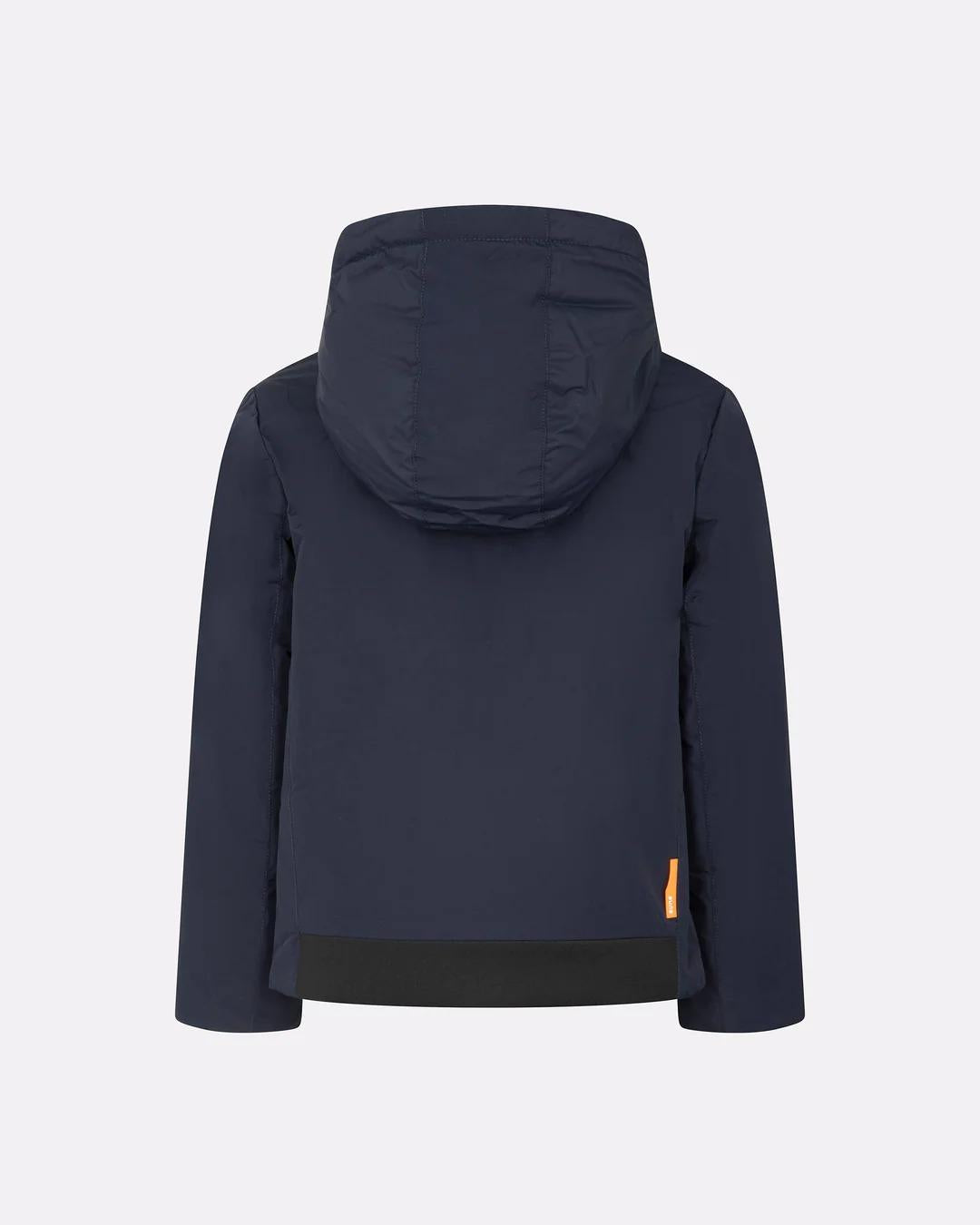 Giubbotto Bambino Jacket K Aurelio Velour con interno in eco fur dark blue GBS5338U DARK BLUE SUNS 