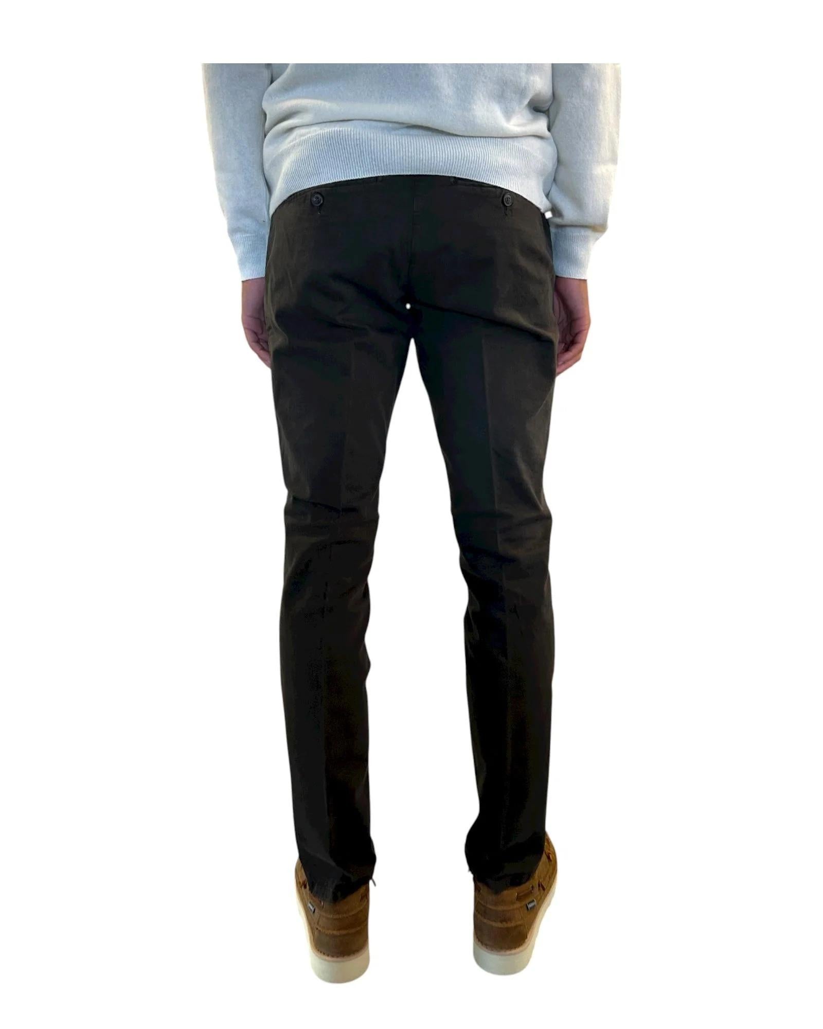 ROY ROGER'S PANTALONE NEW ROLF IN GABARDINA BROWN RRU013C8700112 C0241 ROY ROGER'S 