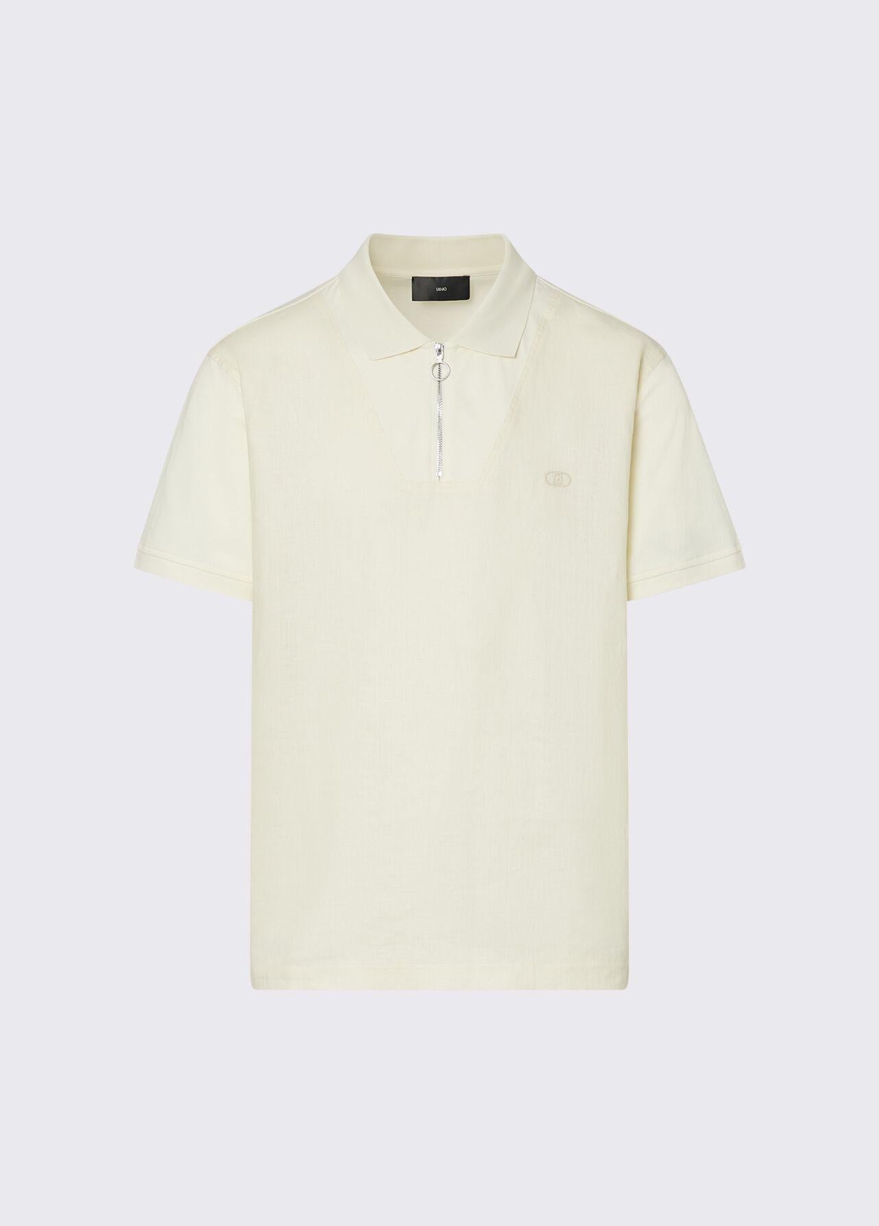 LIU-JO Polo 100% lino QA6175J3914 20601 LIU-JO 