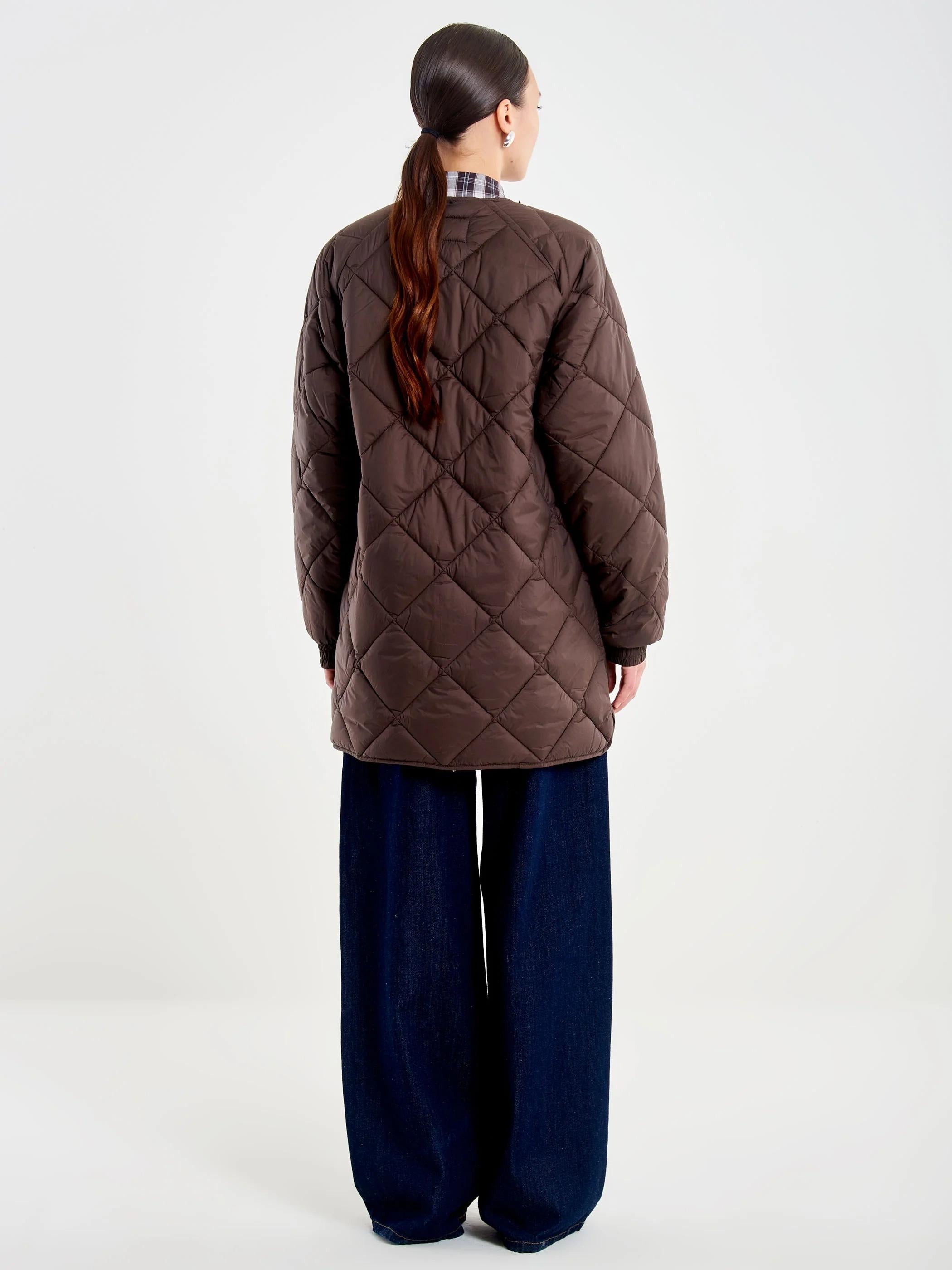 Trench Cerato con Interno Staccabile fondente TF0040 MARRONE VICOLO 