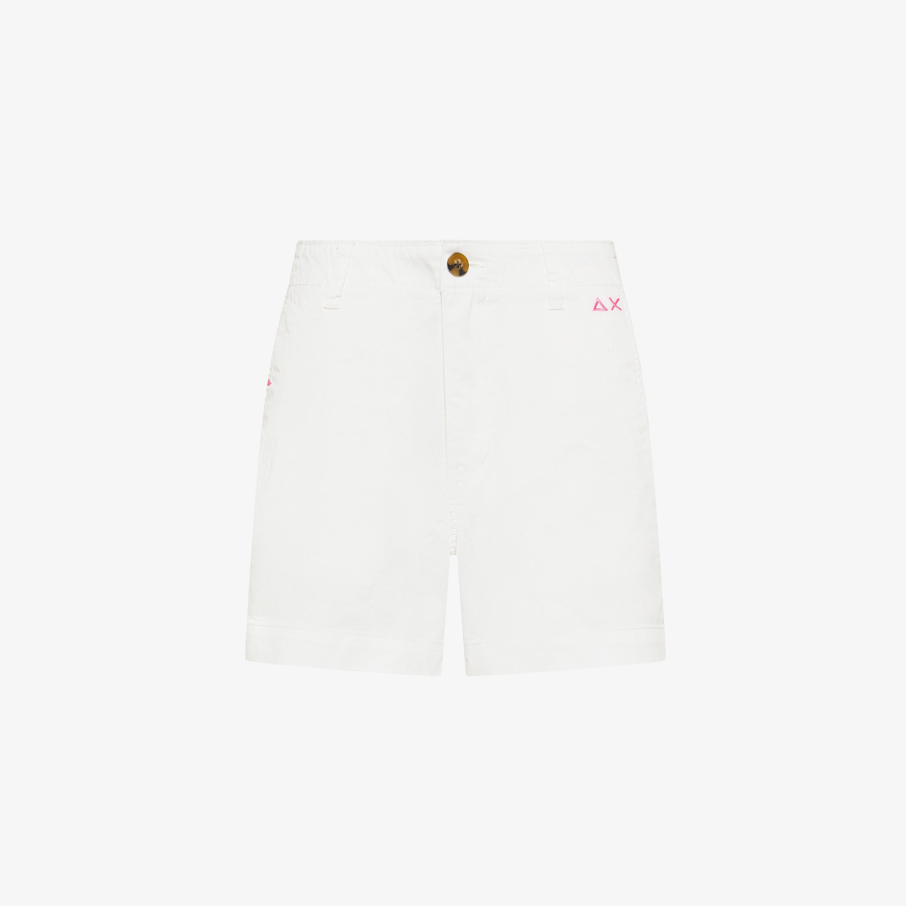 SUN68 Shorts beach Bianco Panna P36220 31 SUN 68 