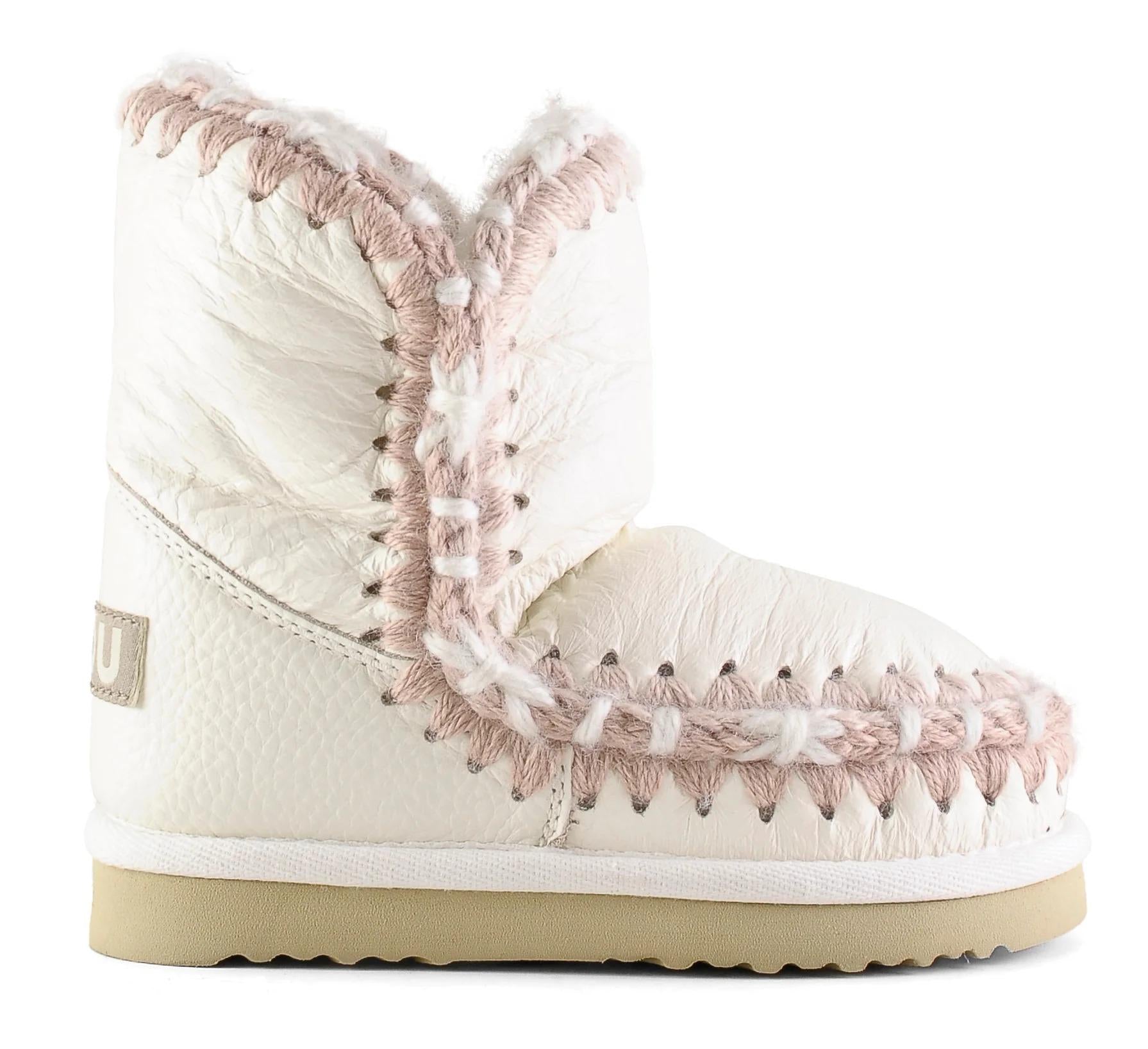 Mou eskimo overstitching kid waxi white F25-MU.FK101036C WXWHI MOu 