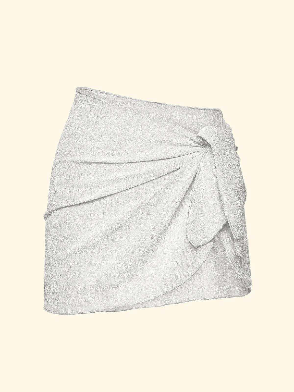 Pareo Corto Donna F**K Bianco SW1840-WH FK26-SW1840 WH F**K 