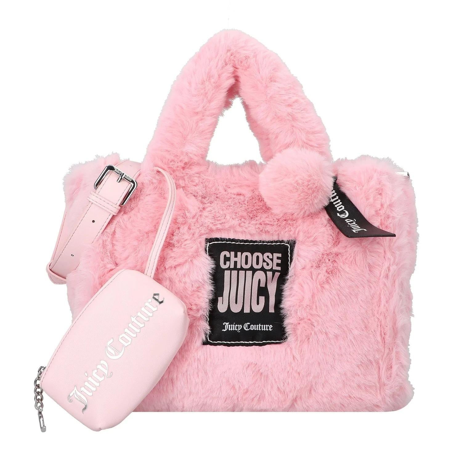 Juicy Couture Iris Fur Borsa shopper M 32 cm rosa BIJIR8956WZ C494 JUICY COUTURE 