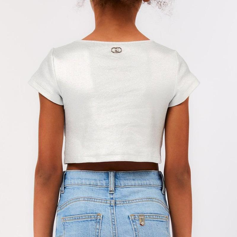 Liu Jo Junior Top White/Silver GA6151J3894 09C28 LIU-JO 