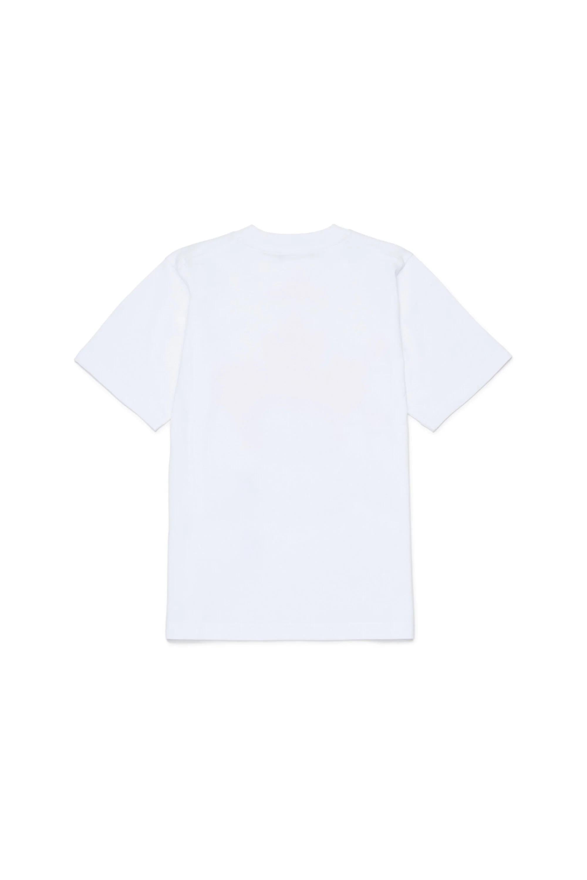 DSQUARED2<BR/>Maglietta con logo bianca DQ3176-D00XM DQ100 DSQUARED KID 