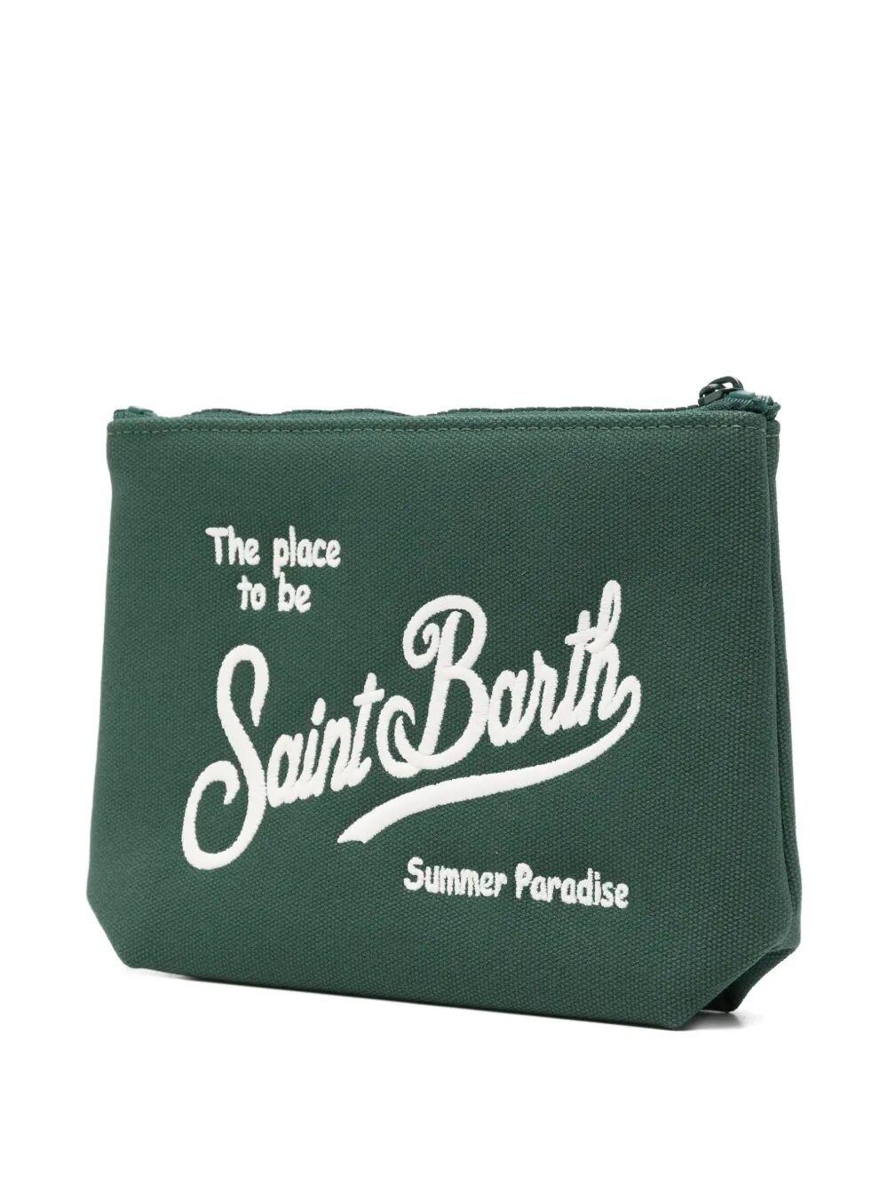 Aline Pochette in canvas VERDE ALI0047 01270L MC2 SAINT BARTH 