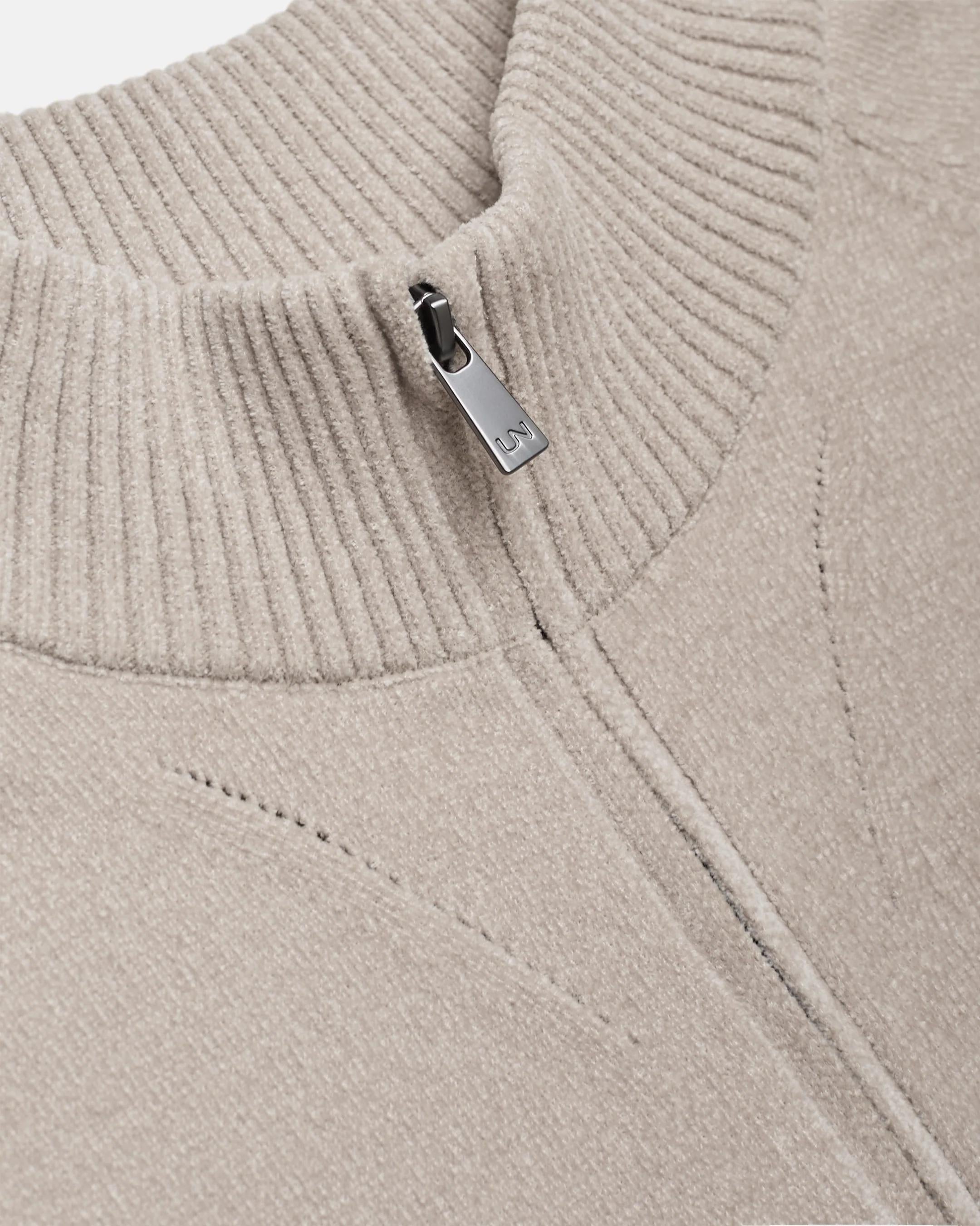 UNITY MAGLIA ZIP CHIMBO CHENI -STONE KN-CHIMBO CHENI-AW25 BK UNITY 