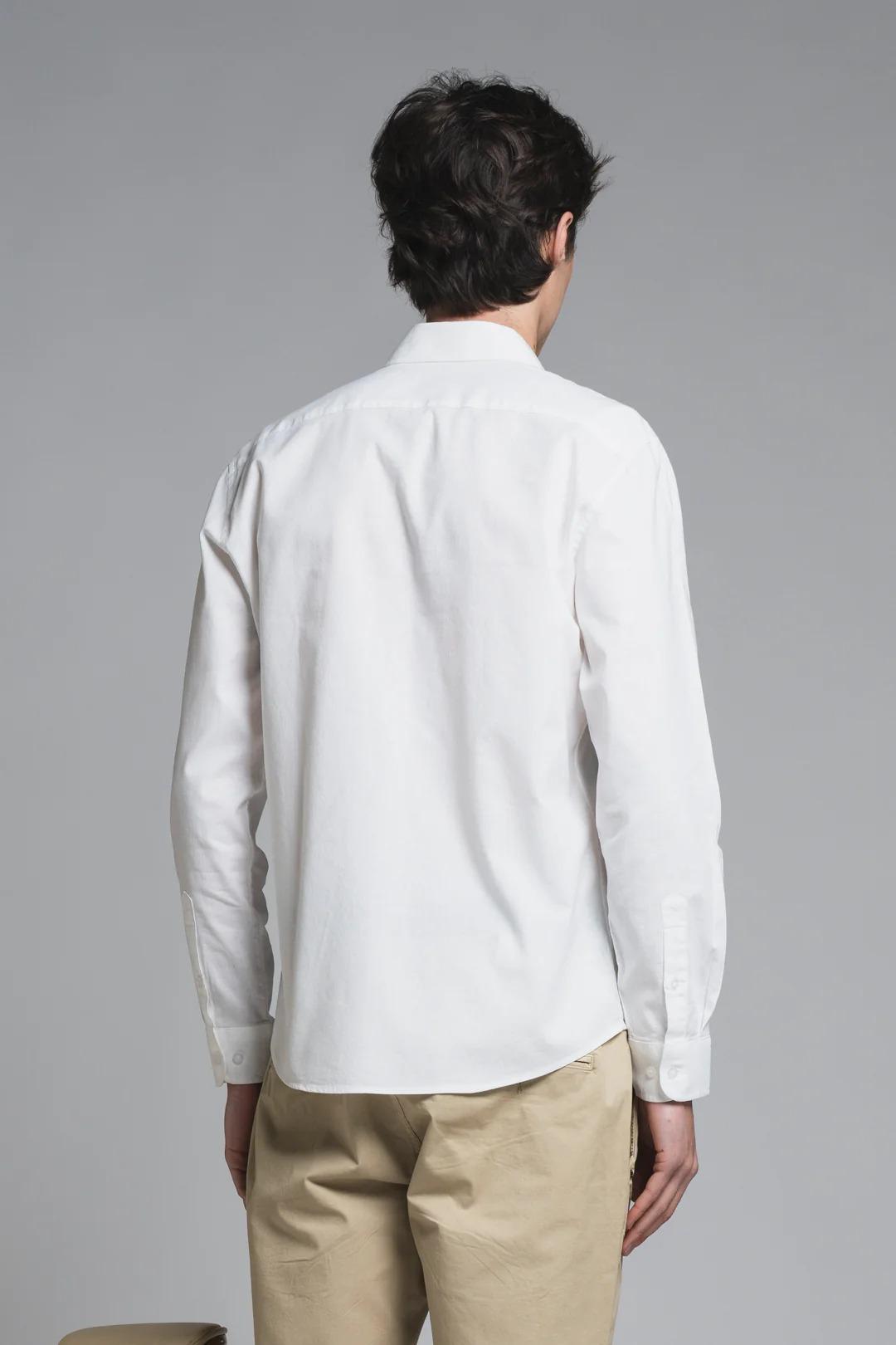 RILEY SHIRT COLLAR FRENCH IN 100% LINEN WHITE IM26SSSM-RILEY-LIN C24 IMPURE 
