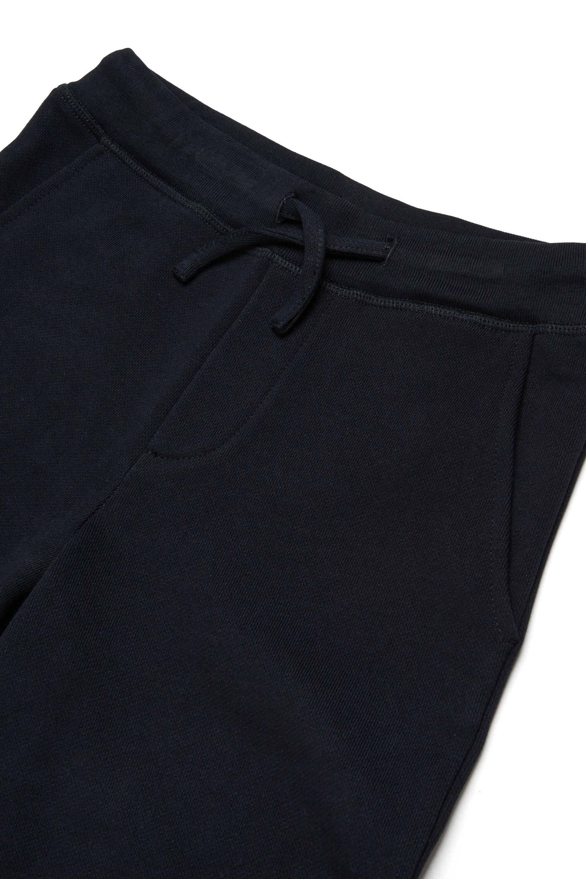 DSQUARED2<BR/>Pantaloncini in pile con logo nero DQ3200-D0A9U DQ900 DSQUARED KID 