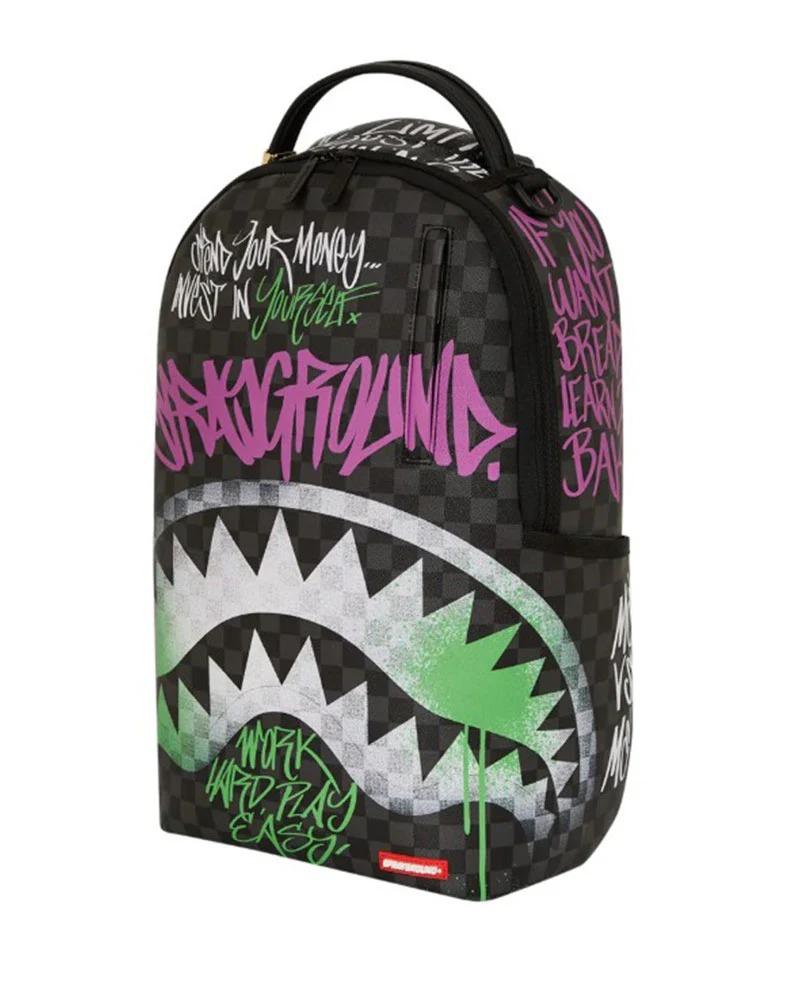 SPRAYGROUND ZAINO SPRAY POETRY NEW VERSION DLXV BACKPACK 910B7783NSZ BLACK SPRAYGROUND 