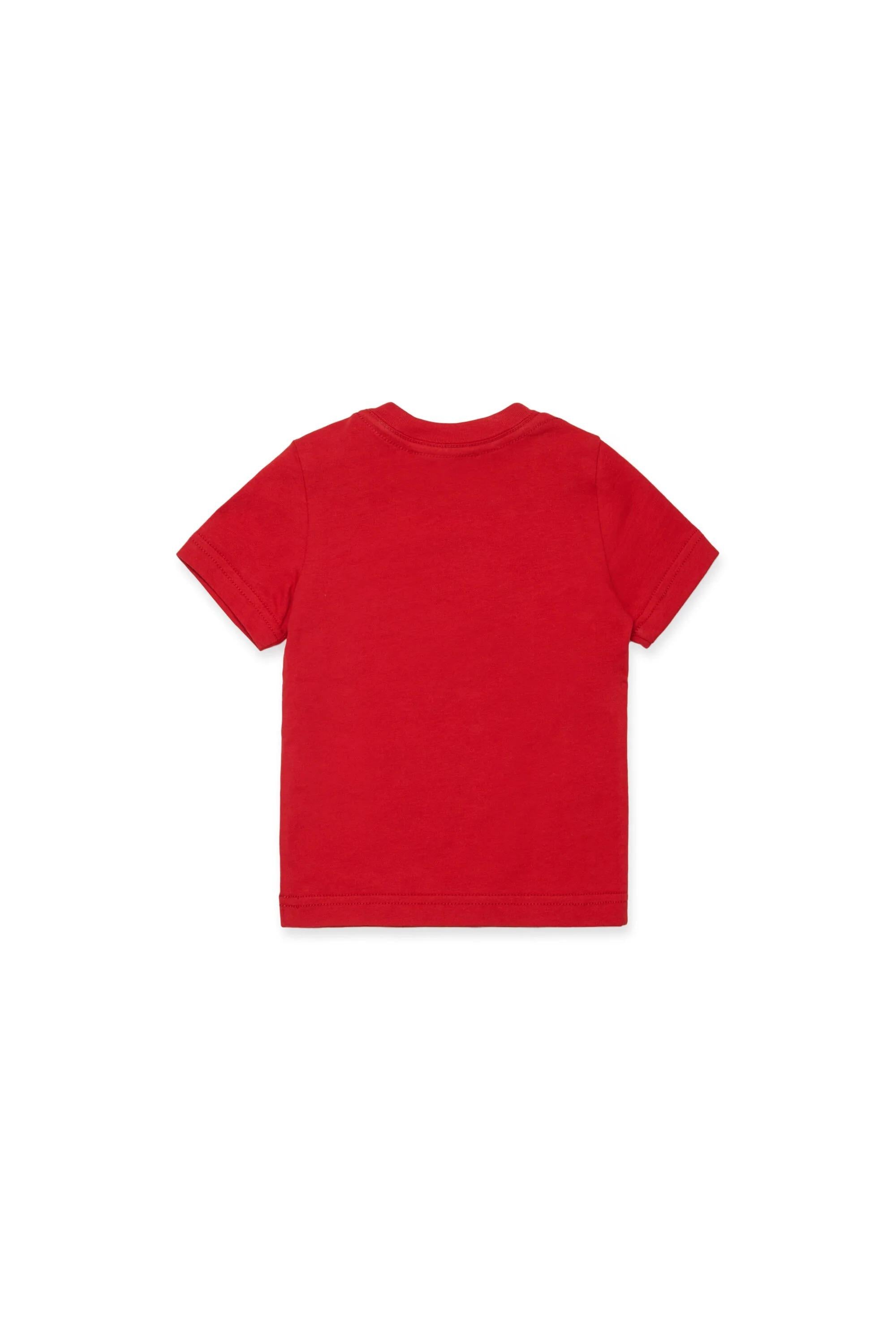 DSQUARED2<BR/>T-shirt in jersey con logo Sport ROSSA DQ2982-D00XM DQ423 DSQUARED KID 