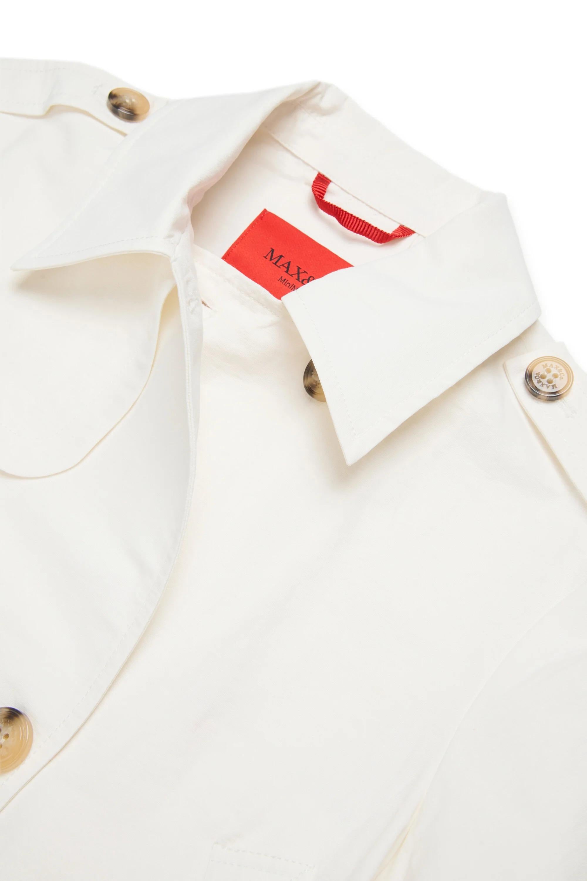 MAX&Co.<BR/>Giacca doppiopetto con logo bianca MX0281-MX003 MX104 MAX&CO KID 