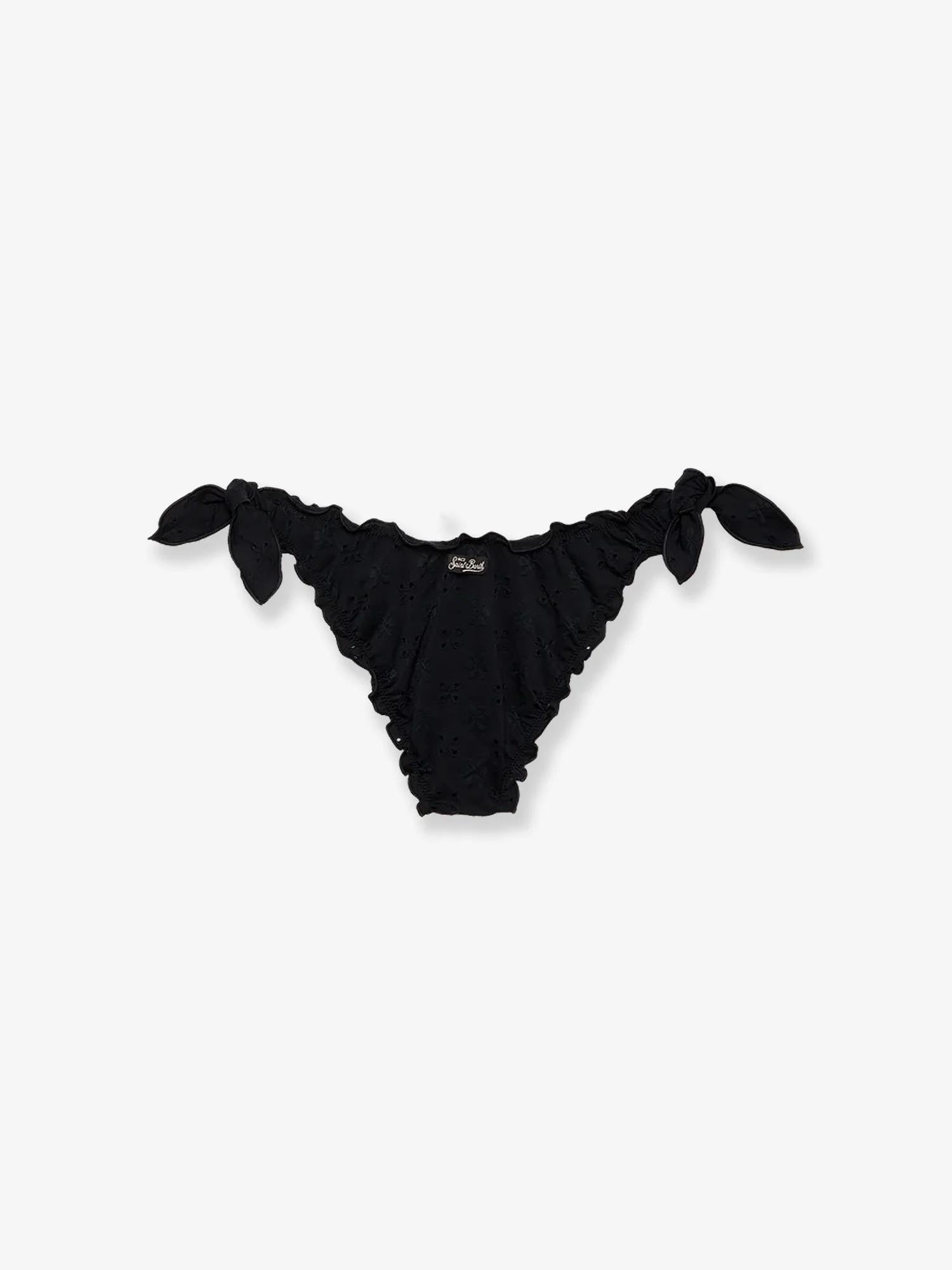 MC2 SAINT BARTH<BR/>Slip bikini Moon in lurex nero MOO0001 00077L MC2 SAINT BARTH 
