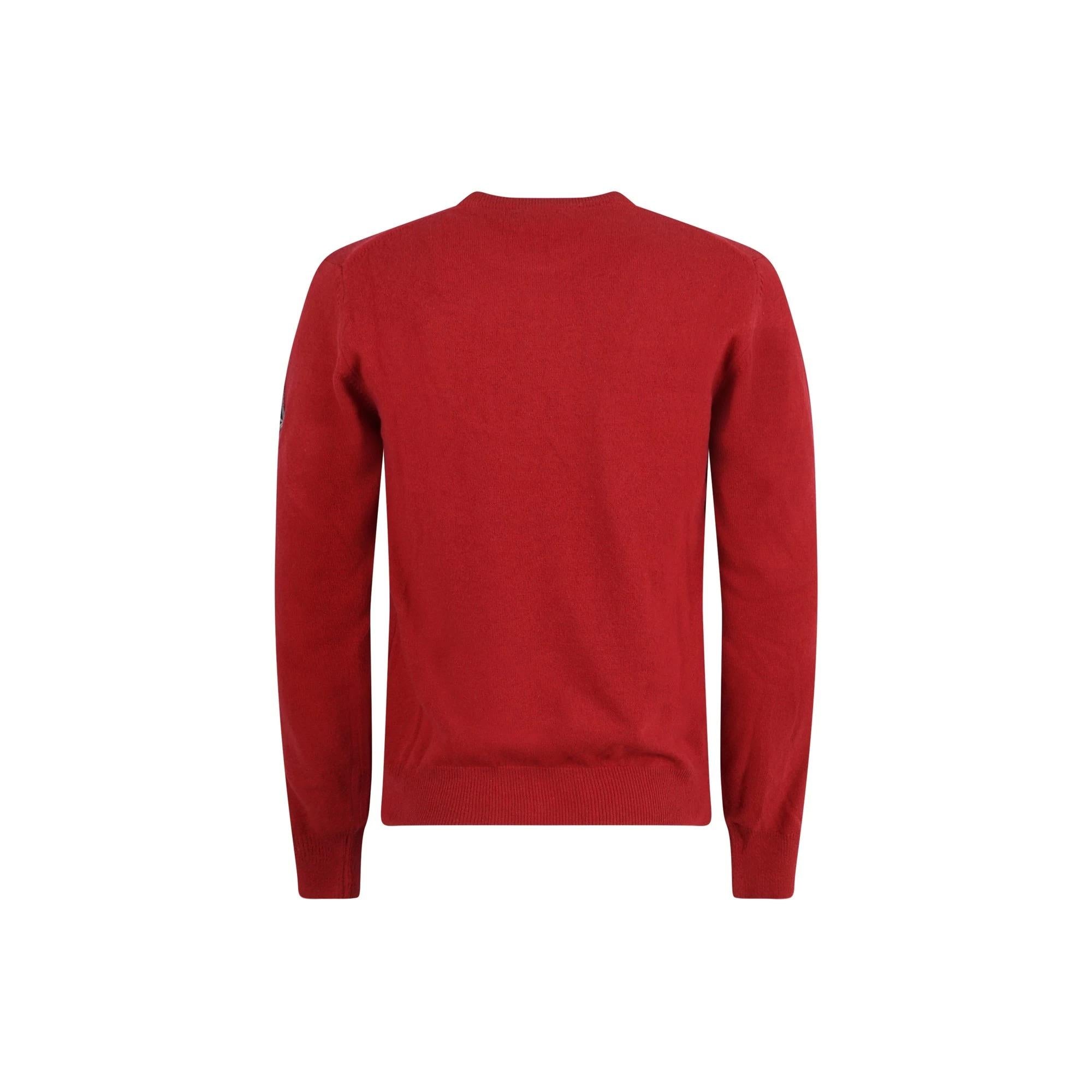 MAGLIONE GIROCOLLO IN LANA E CASHMERE FINEZZA 12 RED RRU502CC53XXXX C0159 ROY ROGER'S 